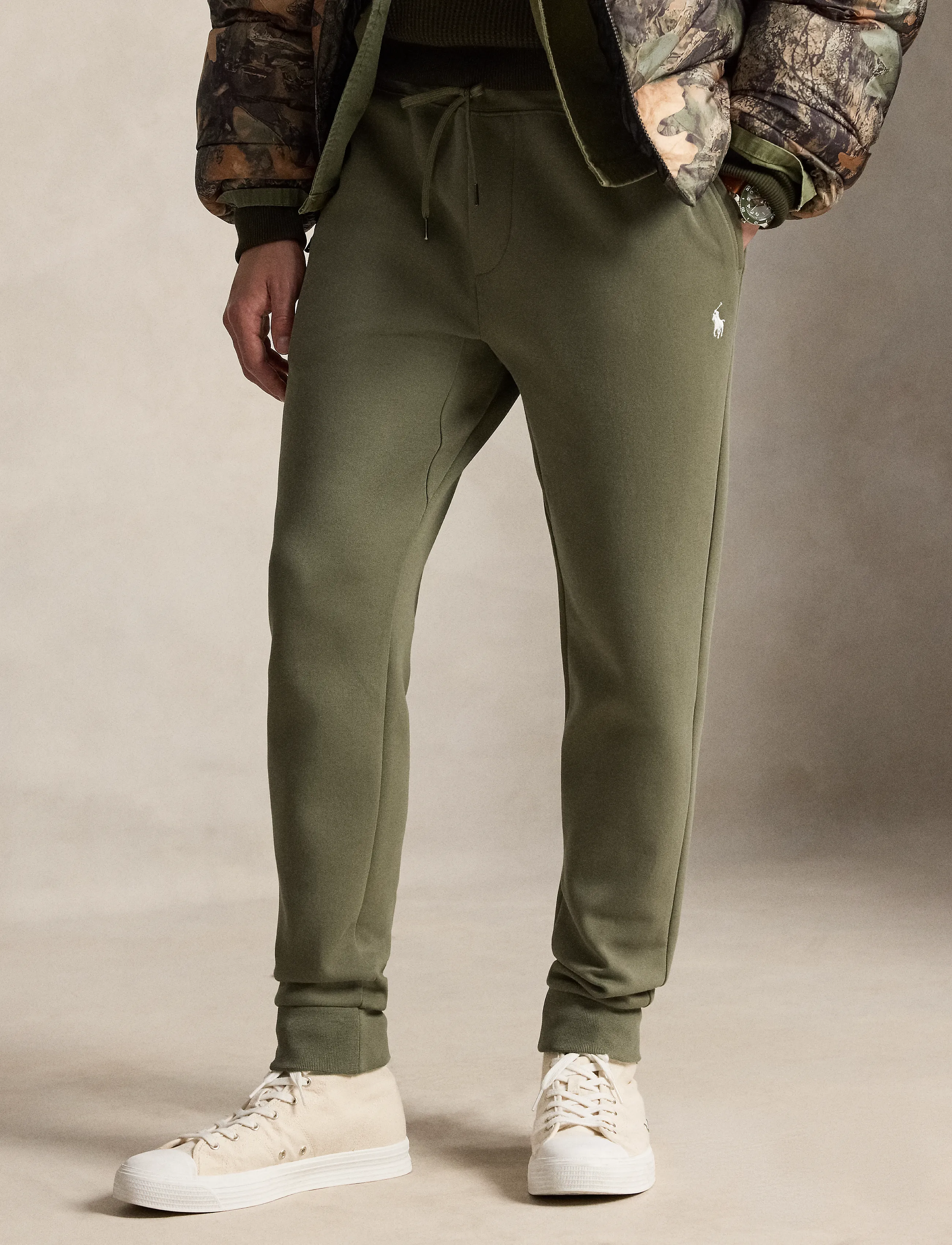 Polo Ralph Lauren 30/1 Double Knt Cvc-Pnt, XXL, Unterteile, Khakigrün - Sweatpants, Männerswear