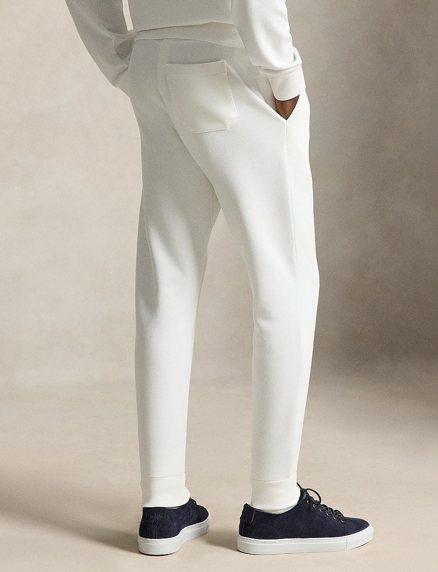 Polo Ralph Lauren - Double-Knit Jogger Pant - shop efter anledning - white/c9760 - 2