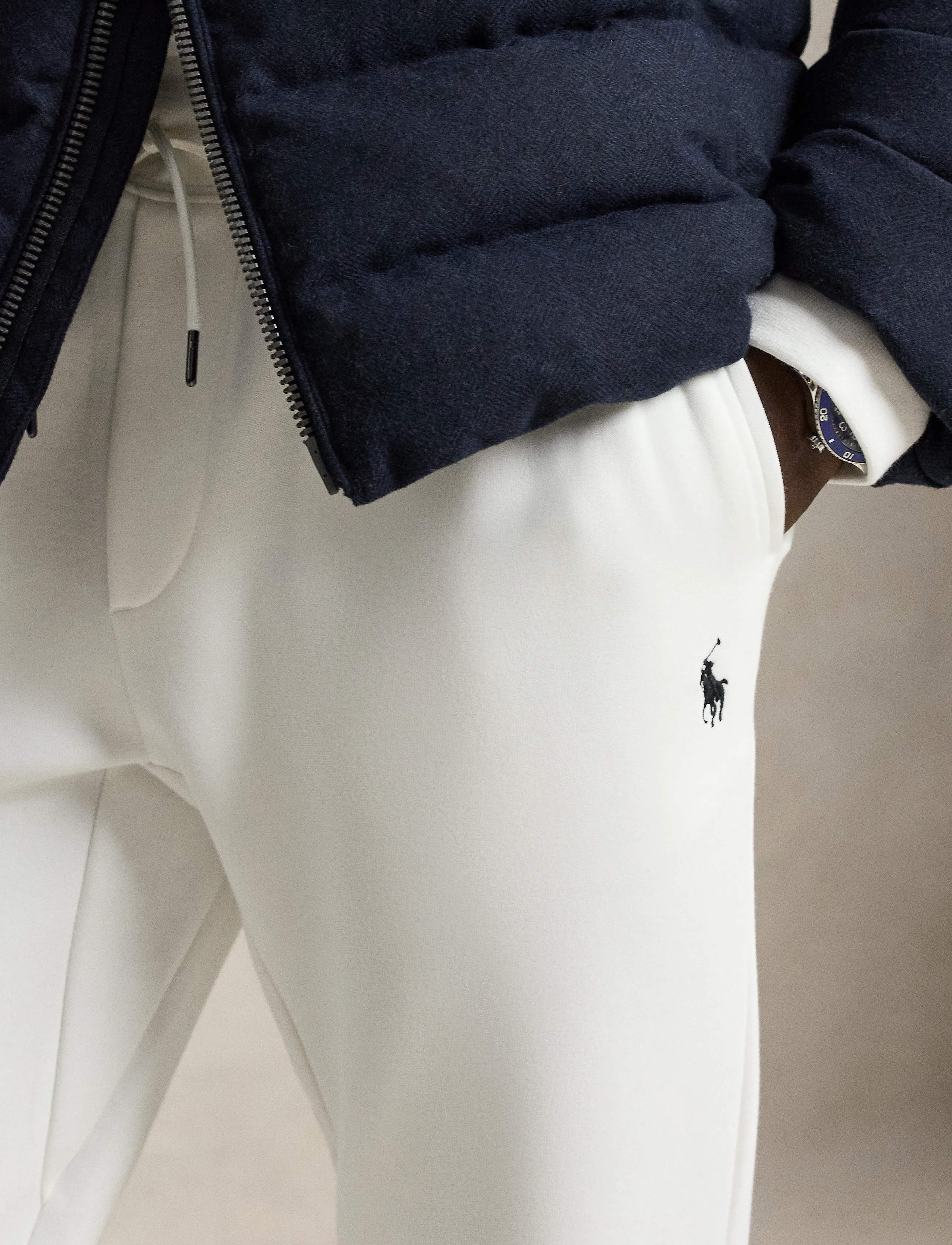Polo Ralph Lauren - Double-Knit Jogger Pant - shop efter anledning - white/c9760 - 3