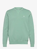 Marled Double-Knit Sweatshirt - ESSEX GREEN
