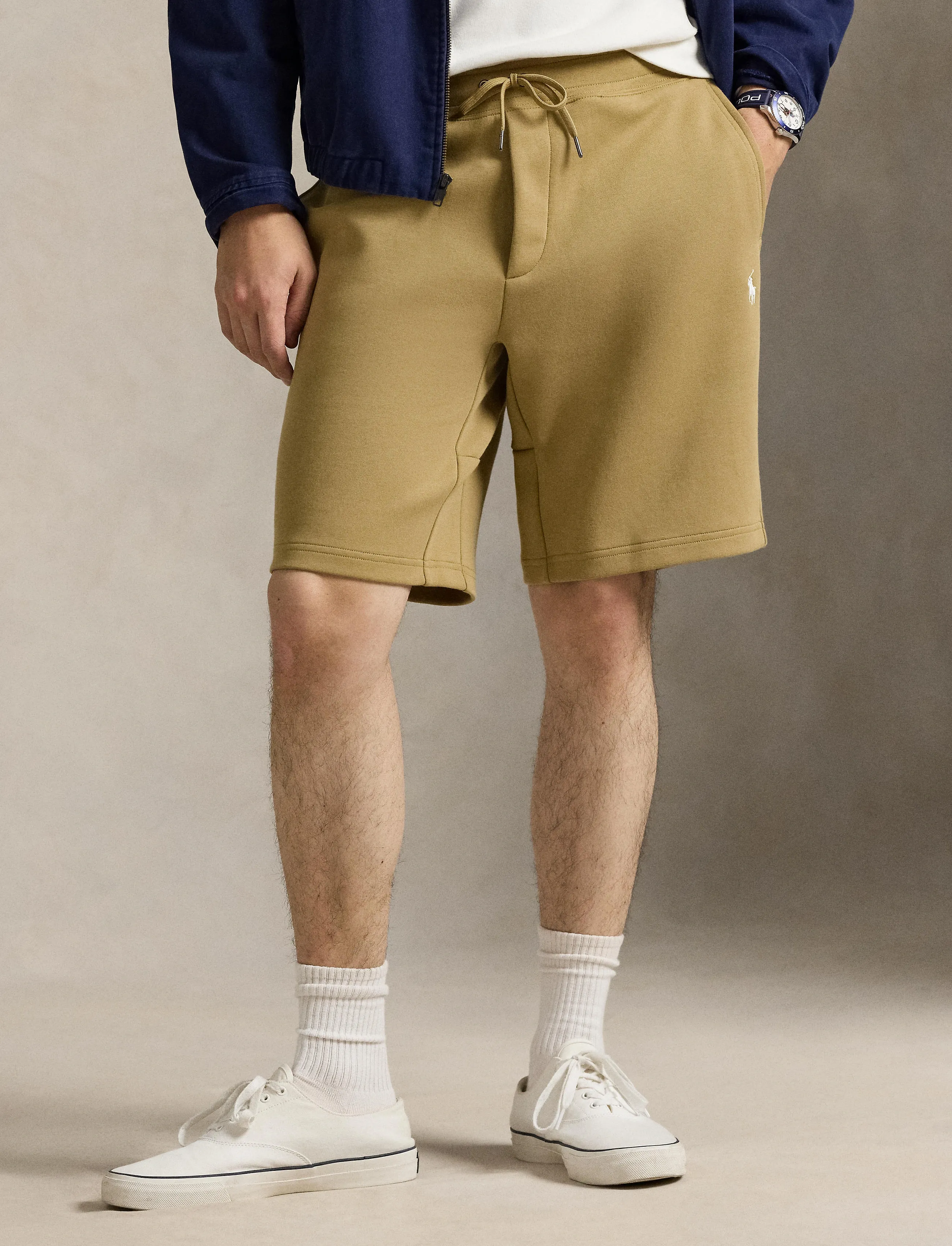 Polo Ralph Lauren 9-Inch Double-Knit Short, S, Brown, Shorts > Svedeshorts, Herre
