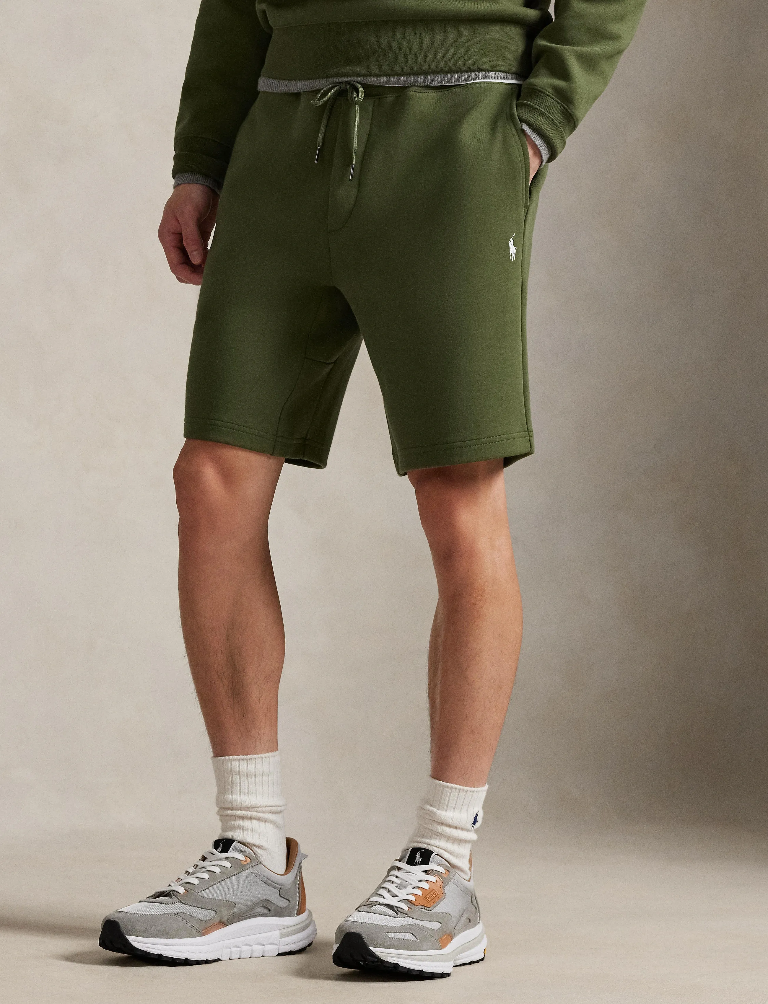 Polo Ralph Lauren 9-Inch Double-Knit Short - Osta tyylin mukaan - SUPPLY OLIVE/C173 / khaki/green