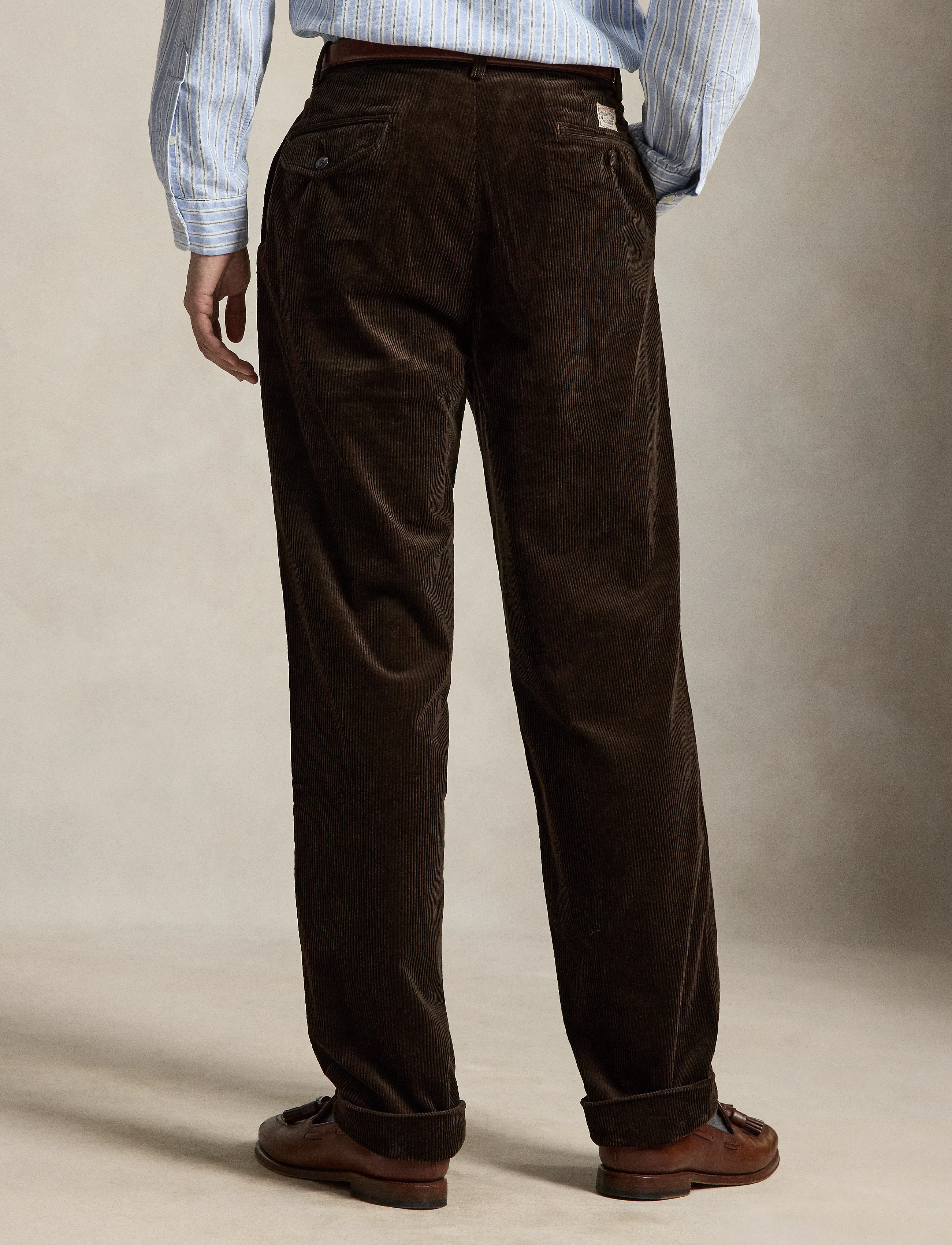 Polo Ralph Lauren - Whitman Relaxed Fit Corduroy Pant - casual trousers - dark beech - 3