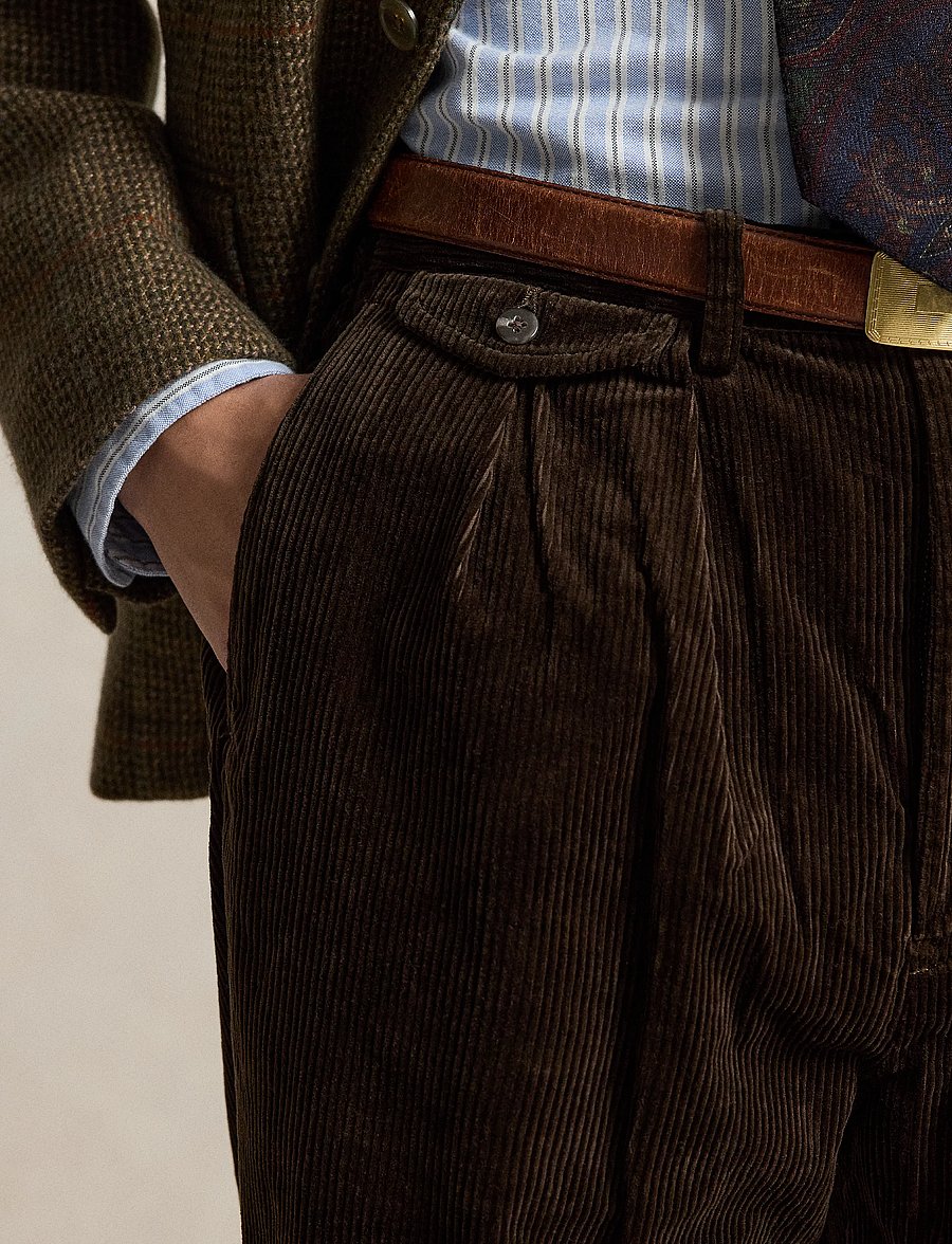 Polo Ralph Lauren - Whitman Relaxed Fit Corduroy Pant - casual trousers - dark beech - 5