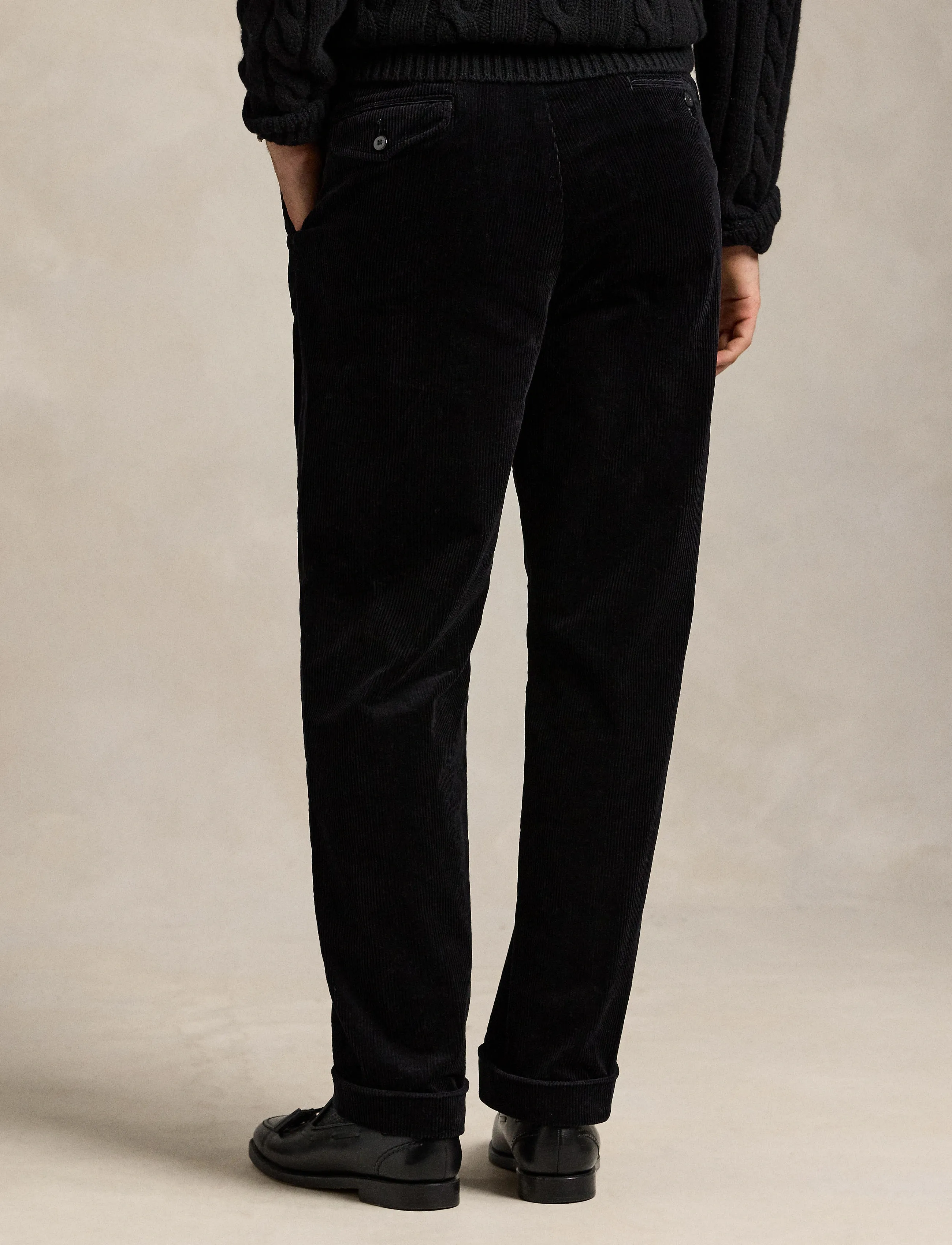 Polo Ralph Lauren - 42/2 8W CORDUROY-RFWHITMANP - polo black - 2