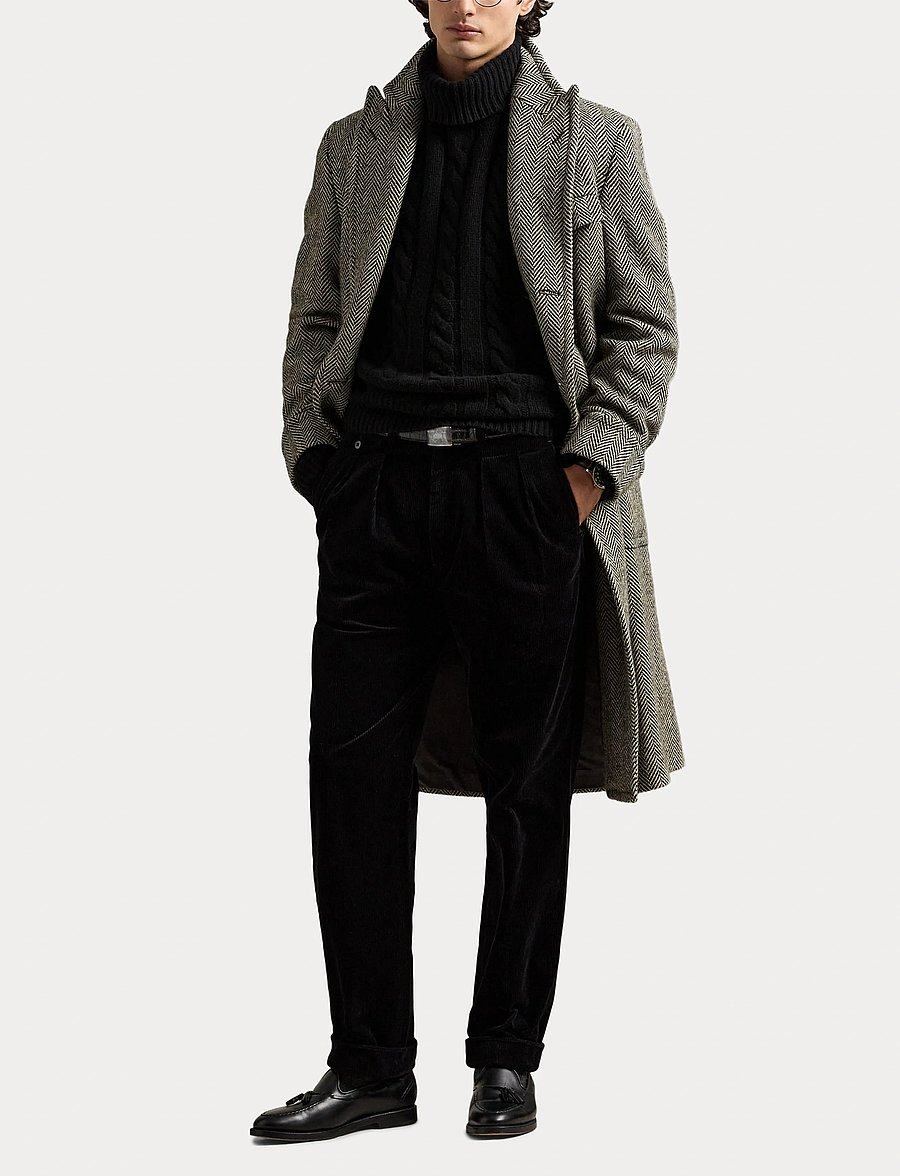 Polo Ralph Lauren - 42/2 8W CORDUROY-RFWHITMANP - polo black - 4
