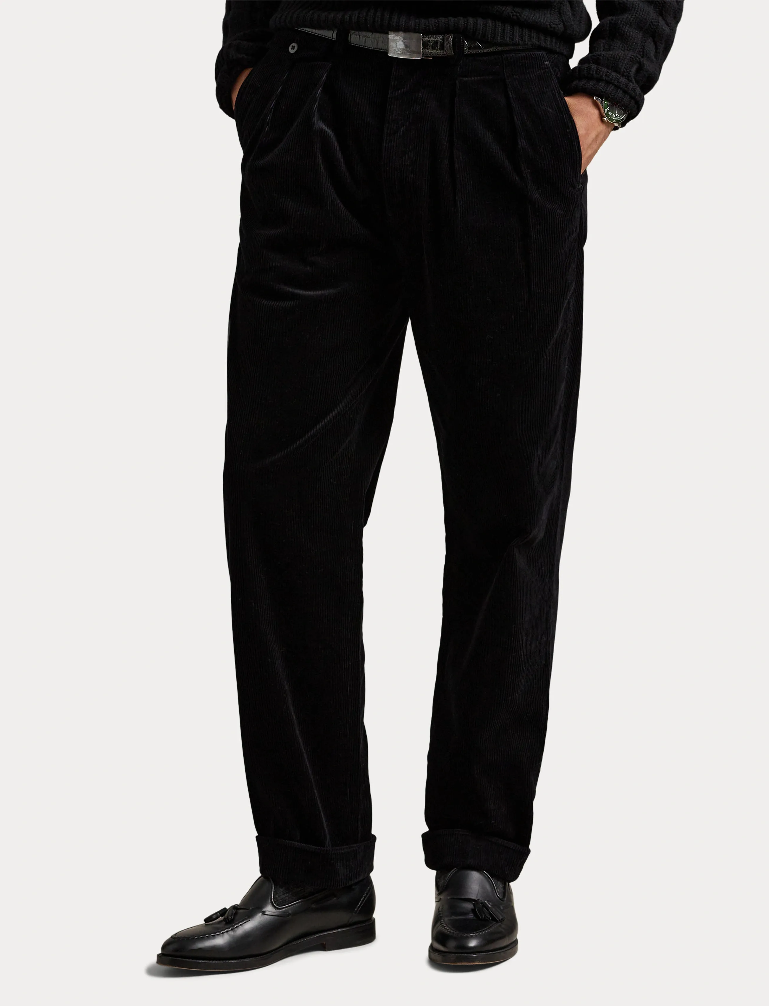Polo Ralph Lauren - 42/2 8W CORDUROY-RFWHITMANP - polo black - 5