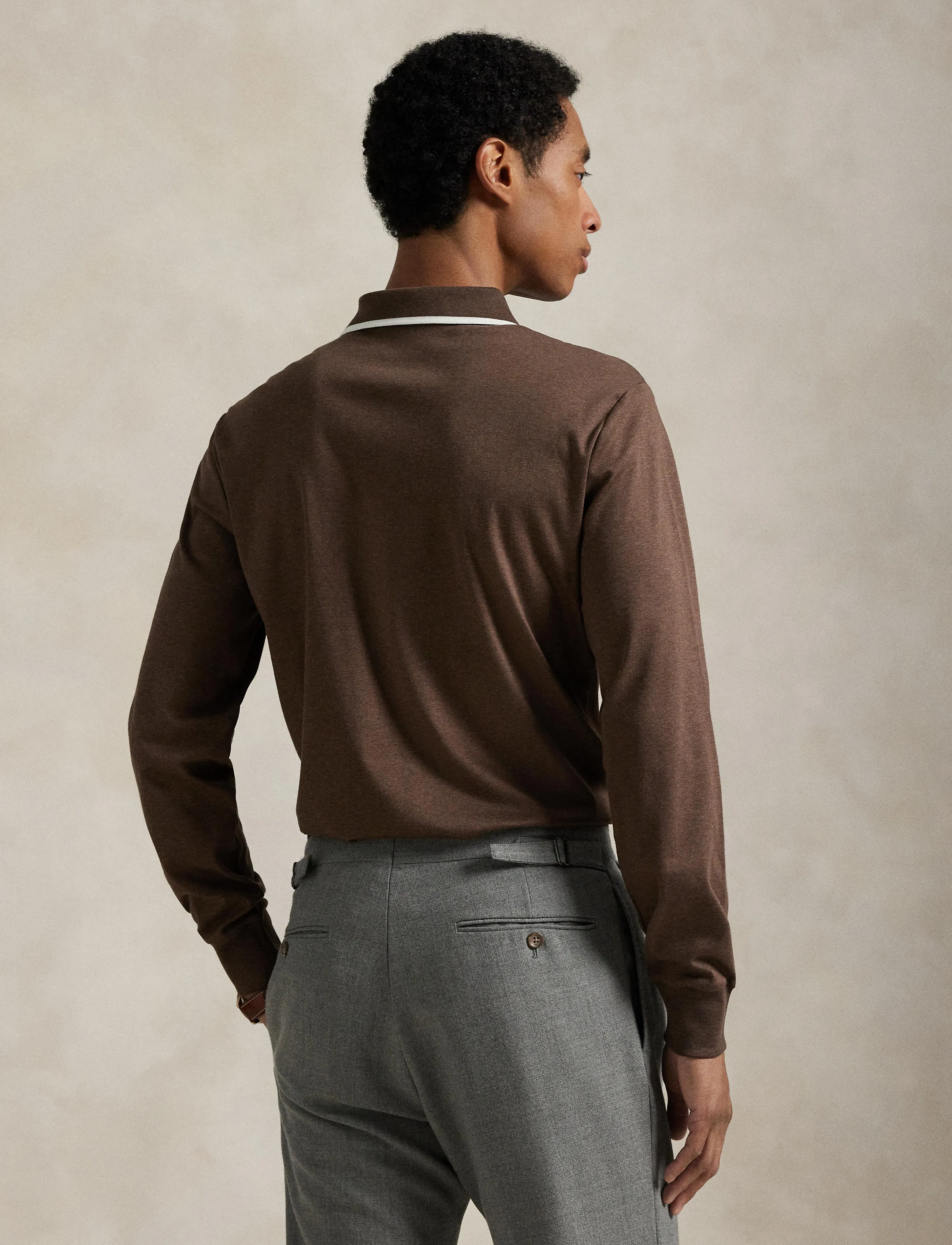 Polo Ralph Lauren - Custom Slim Fit Soft Cotton Polo Shirt - nutmeg brown heat - 2