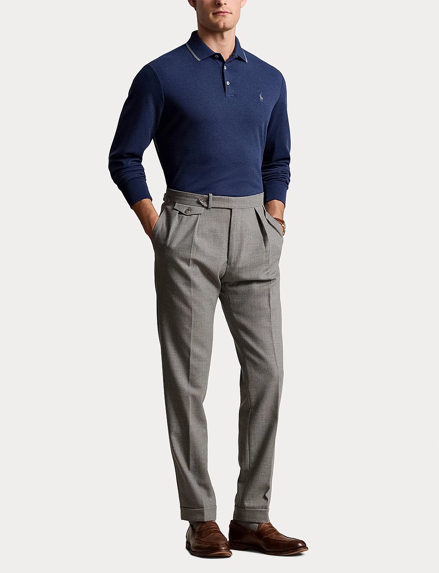 Polo Ralph Lauren - Custom Slim Fit Soft Cotton Polo Shirt - spring navy heath - 4