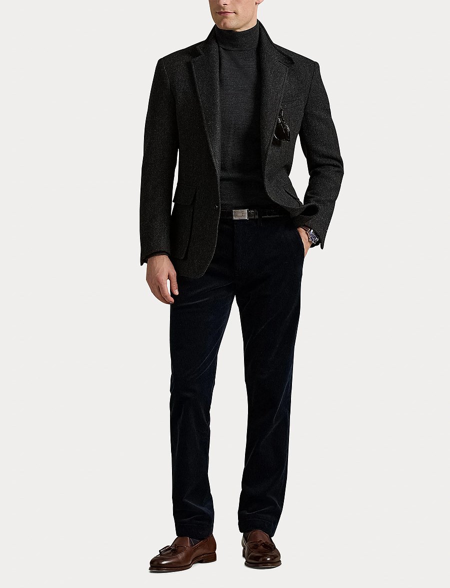 Polo Ralph Lauren - Bedford Straight Fit Corduroy Pant - casual bukser - aviator navy - 4