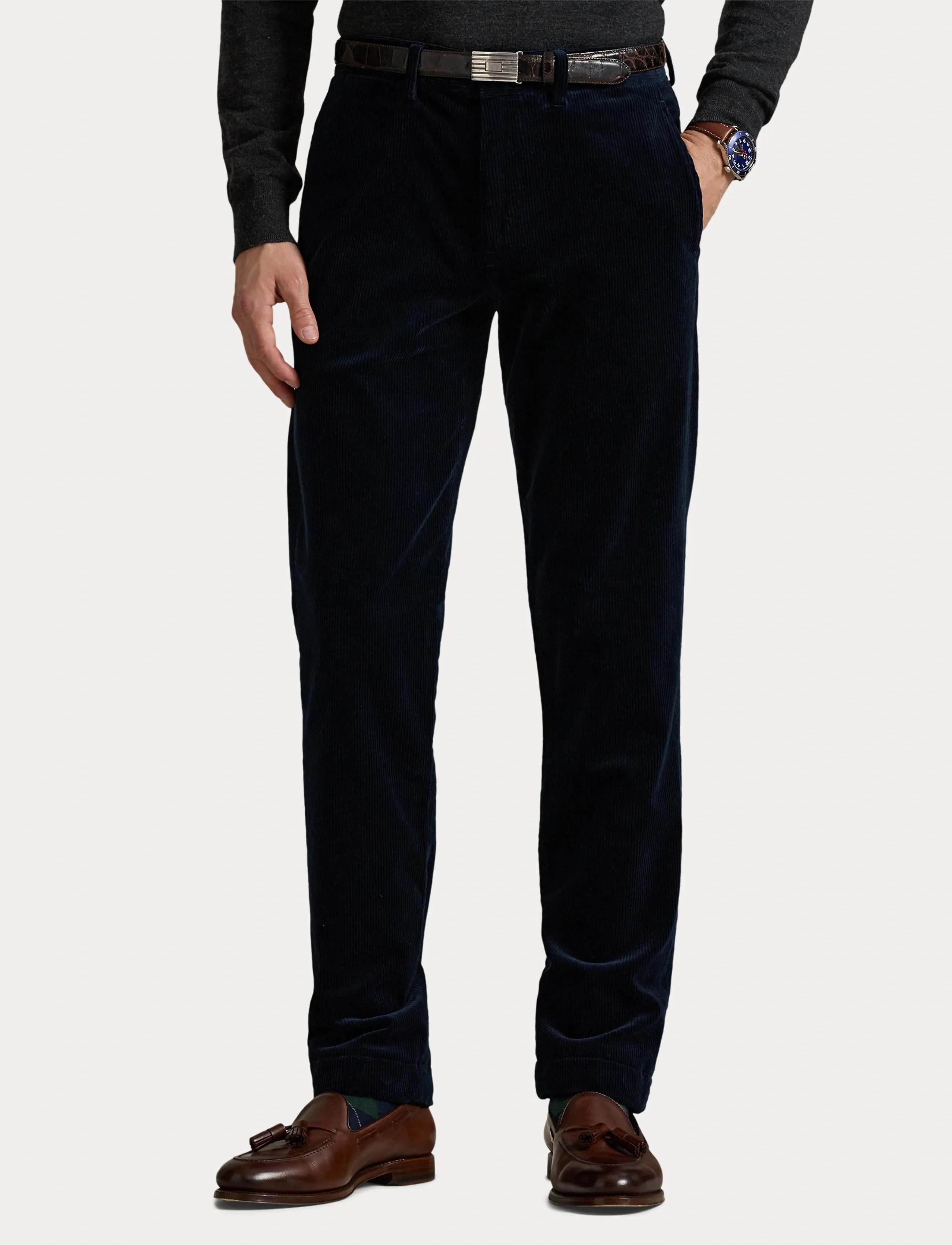 Polo Ralph Lauren - Bedford Straight Fit Corduroy Pant - casual bukser - aviator navy - 5