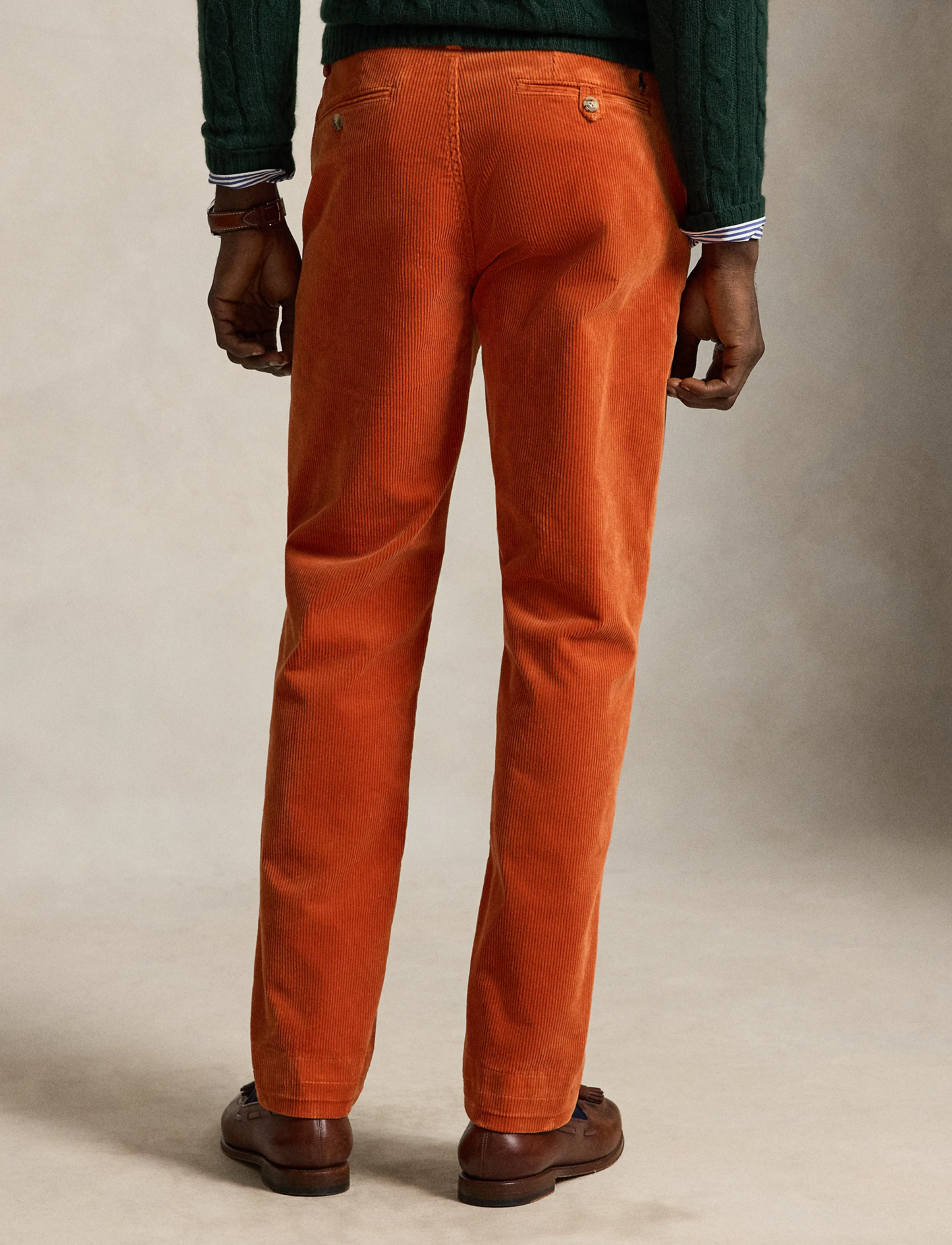 Polo Ralph Lauren - Bedford Straight Fit Corduroy Pant - casual byxor - charles orange - 3