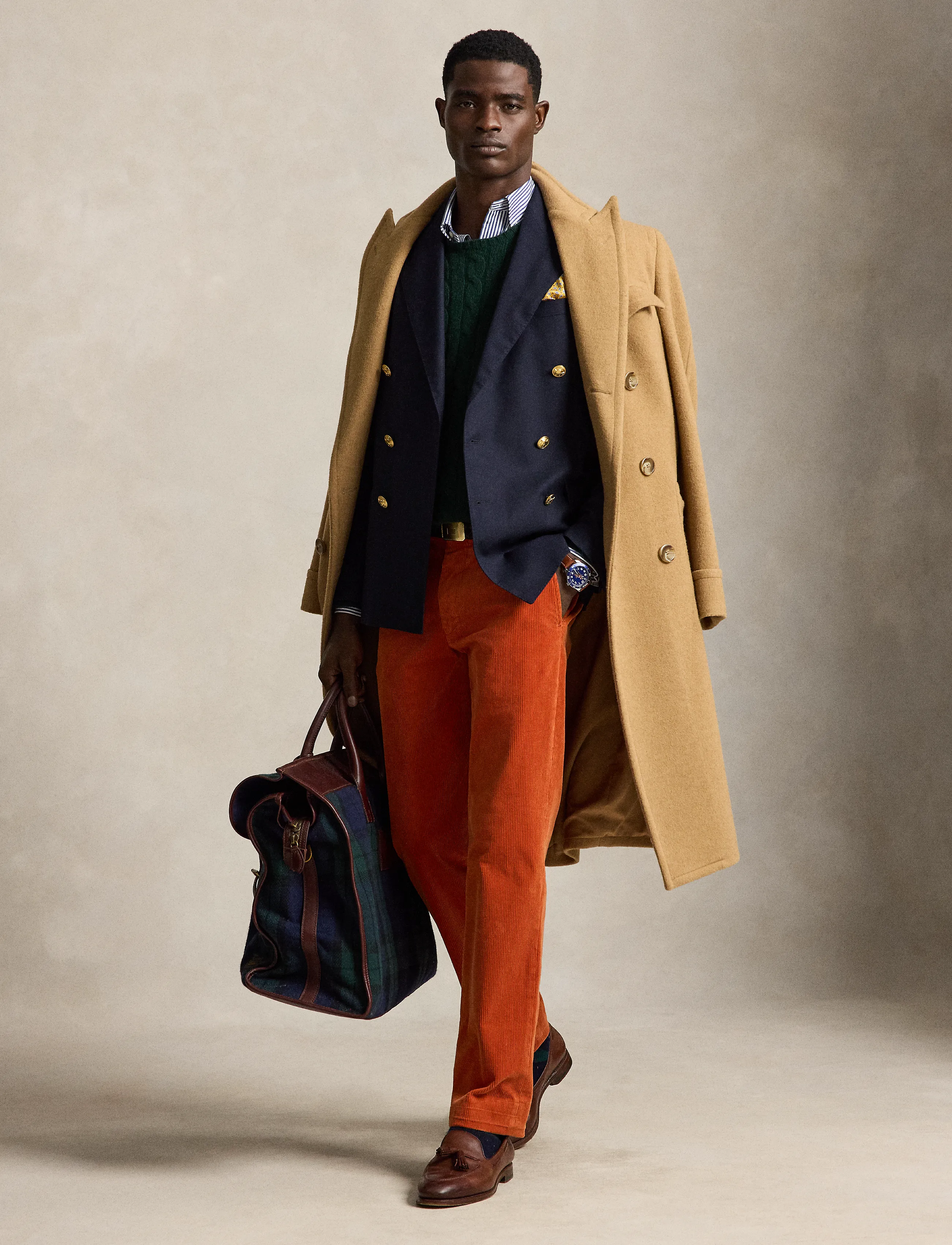 Polo Ralph Lauren - Bedford Straight Fit Corduroy Pant - casual byxor - charles orange - 5
