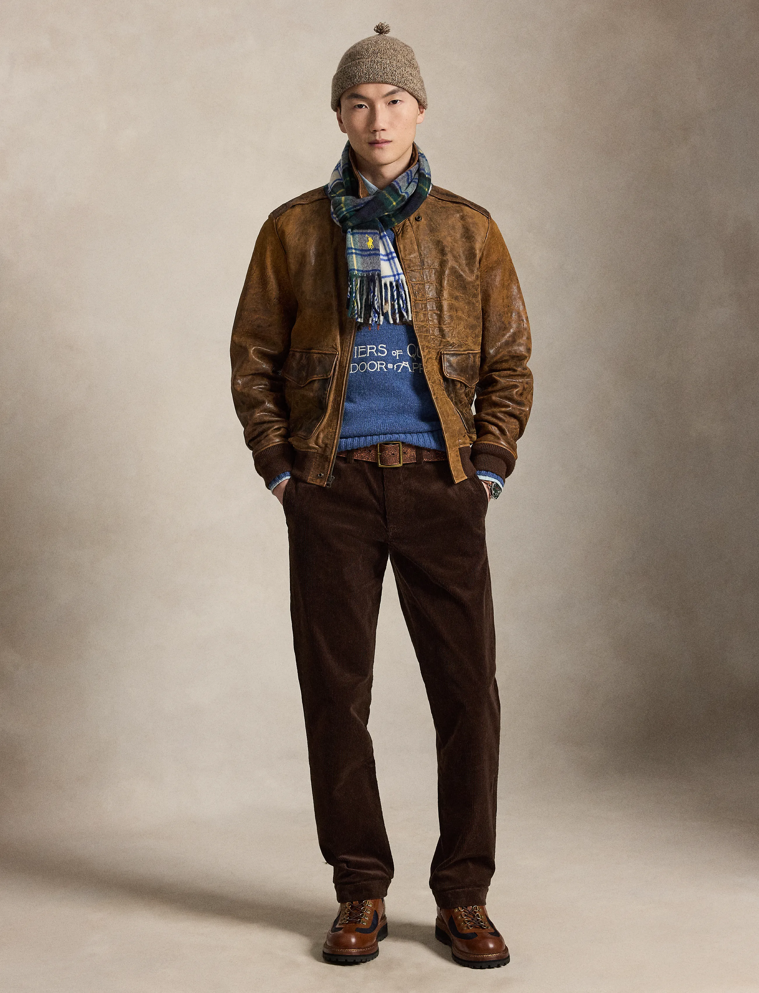 Polo Ralph Lauren Bedford Straight Fit Corduroy Pant - Freizeithosen - DARK BEECH / brown