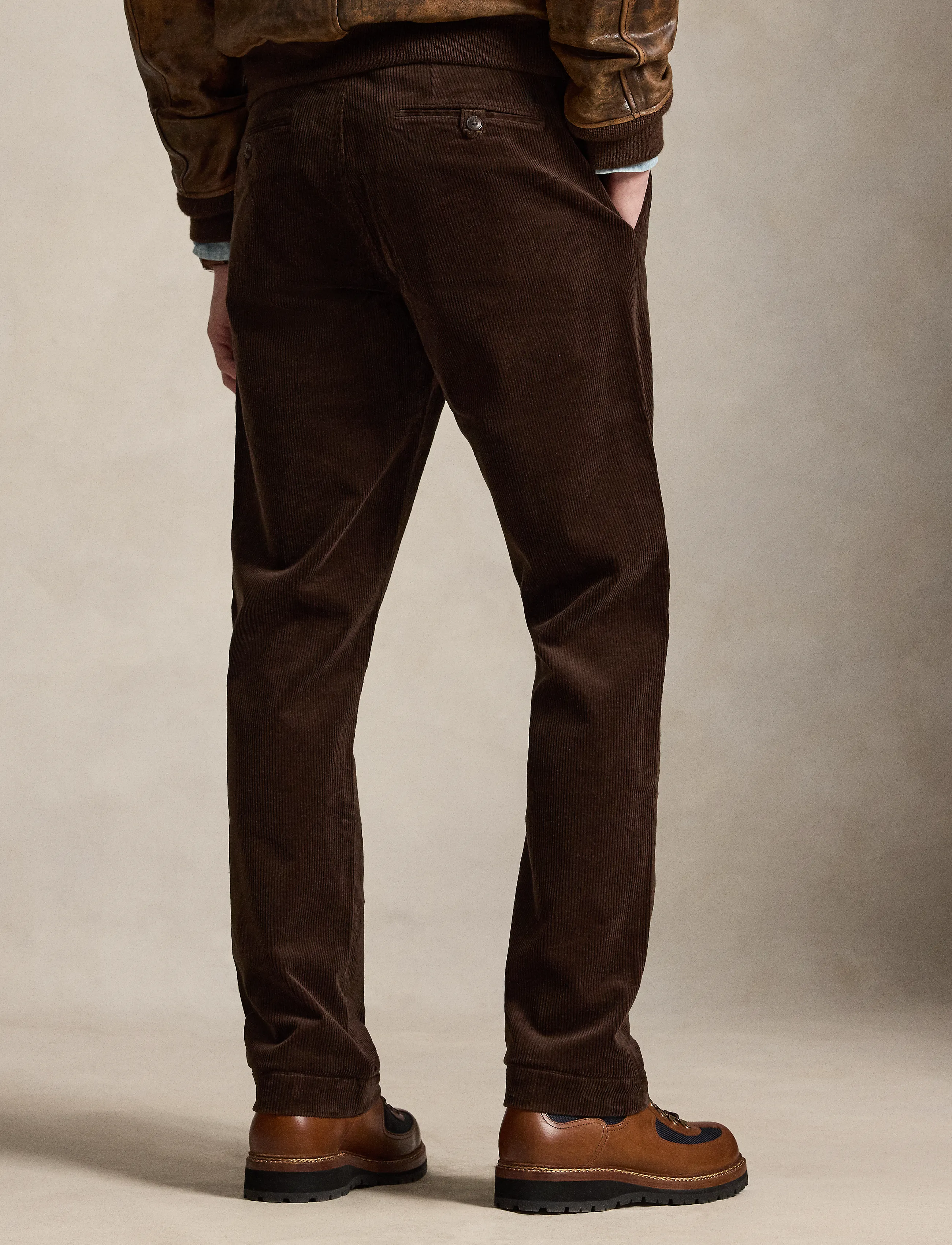 Polo Ralph Lauren - Straight Fit Stretch Corduroy Pant - casual byxor - dark beech - 3
