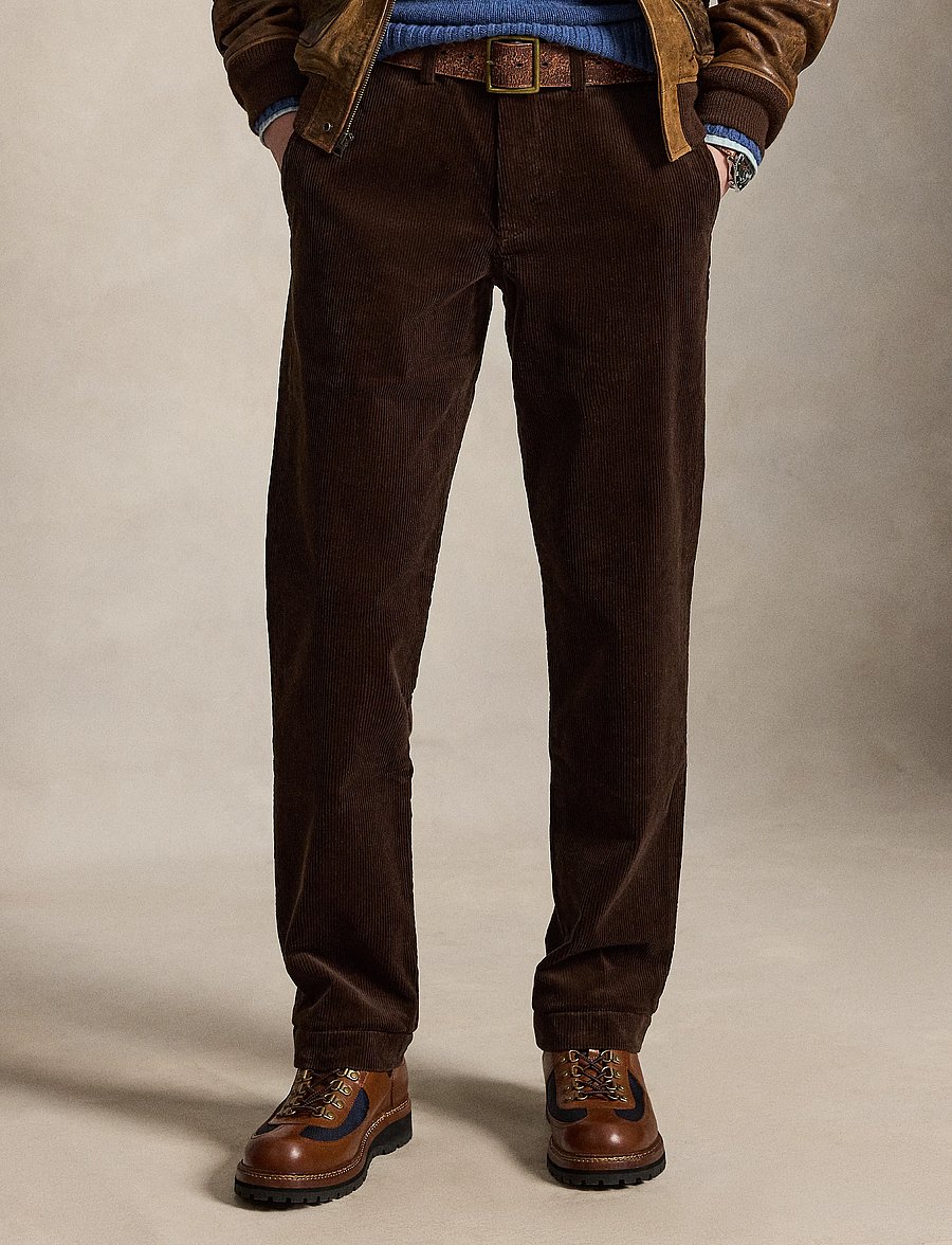 Polo Ralph Lauren - Straight Fit Stretch Corduroy Pant - casual byxor - dark beech - 4