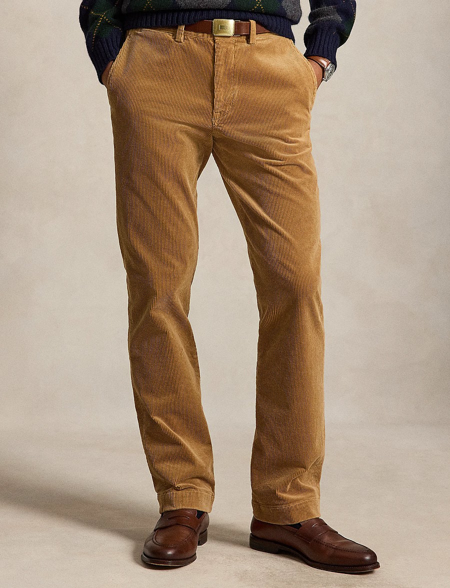 Polo Ralph Lauren - Straight Fit Stretch Corduroy Pant - casual byxor - golden brown - 5