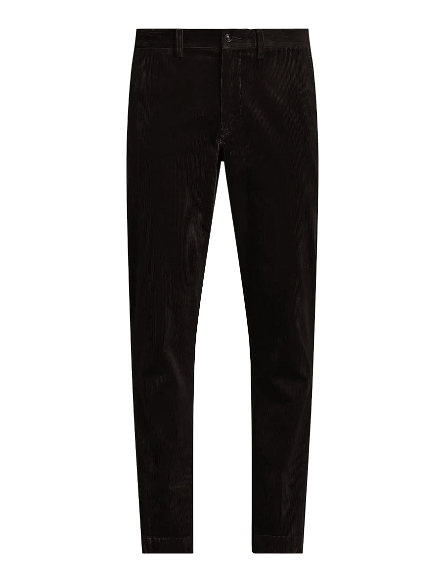 Polo Ralph Lauren - Bedford Straight Fit Corduroy Pant - casual byxor - polo black - 1