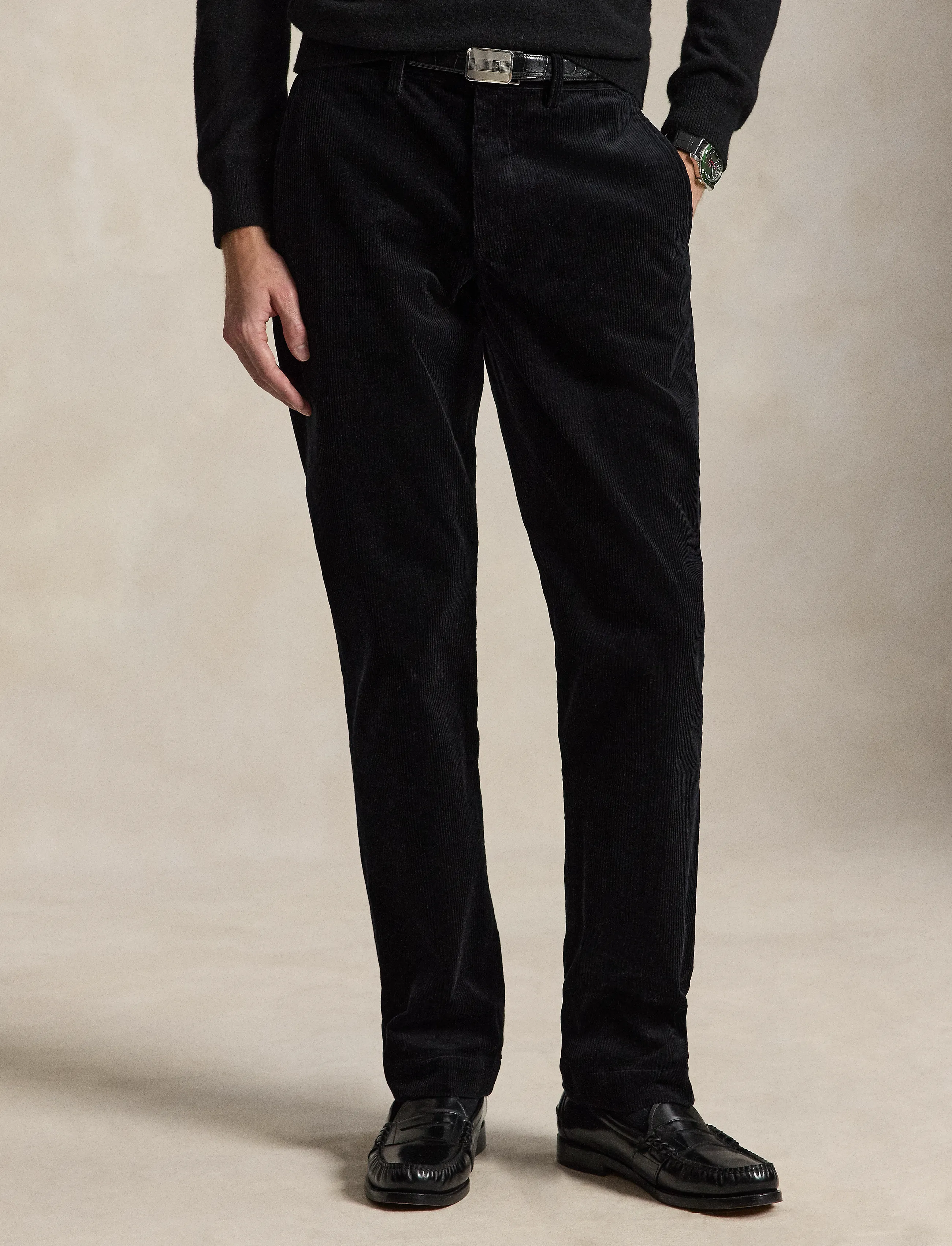 Polo Ralph Lauren - Bedford manchesterbyxor Straight Fit - casual byxor - polo black - 5