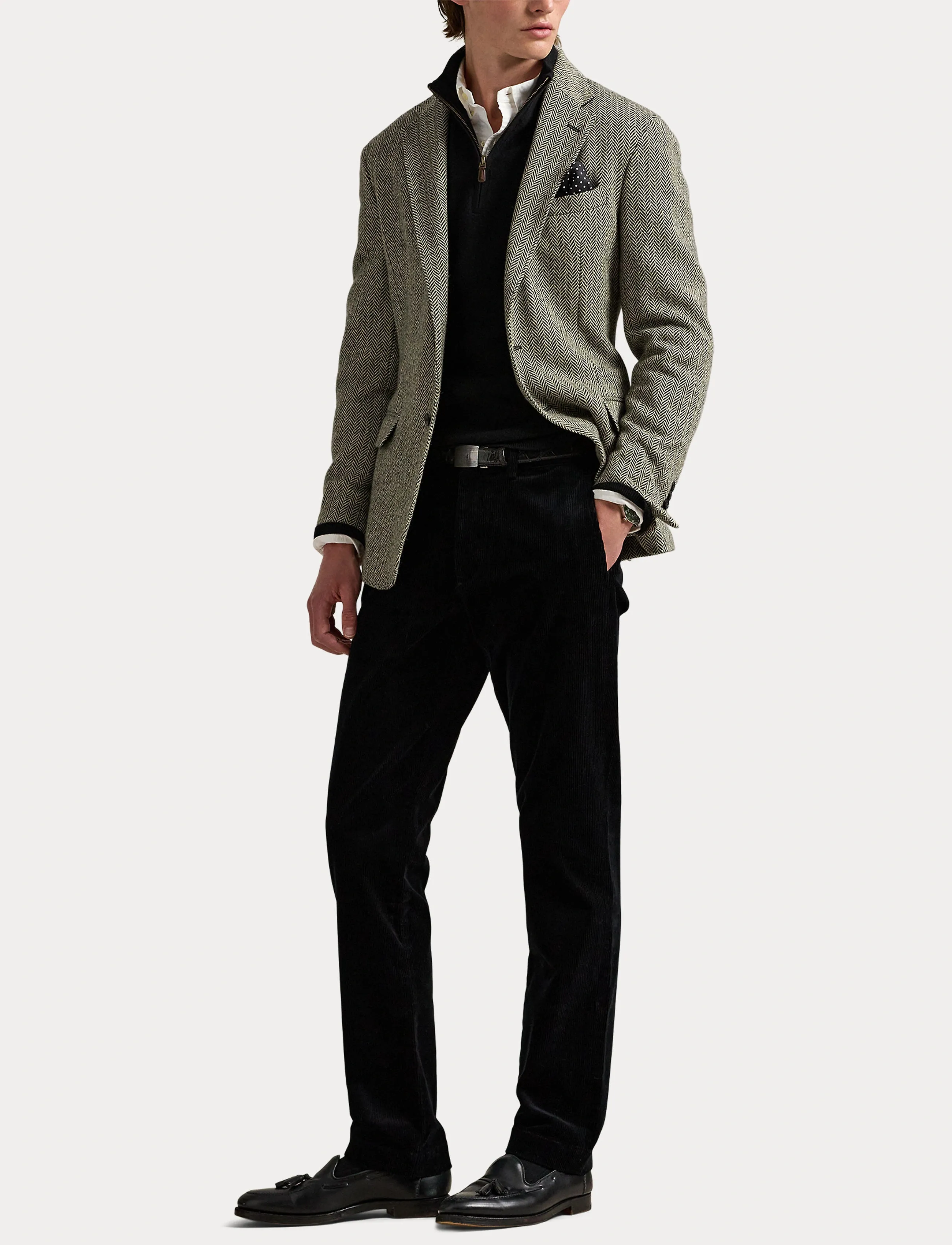 Polo Ralph Lauren - Straight Fit Stretch Corduroy Pant - polo black - 4
