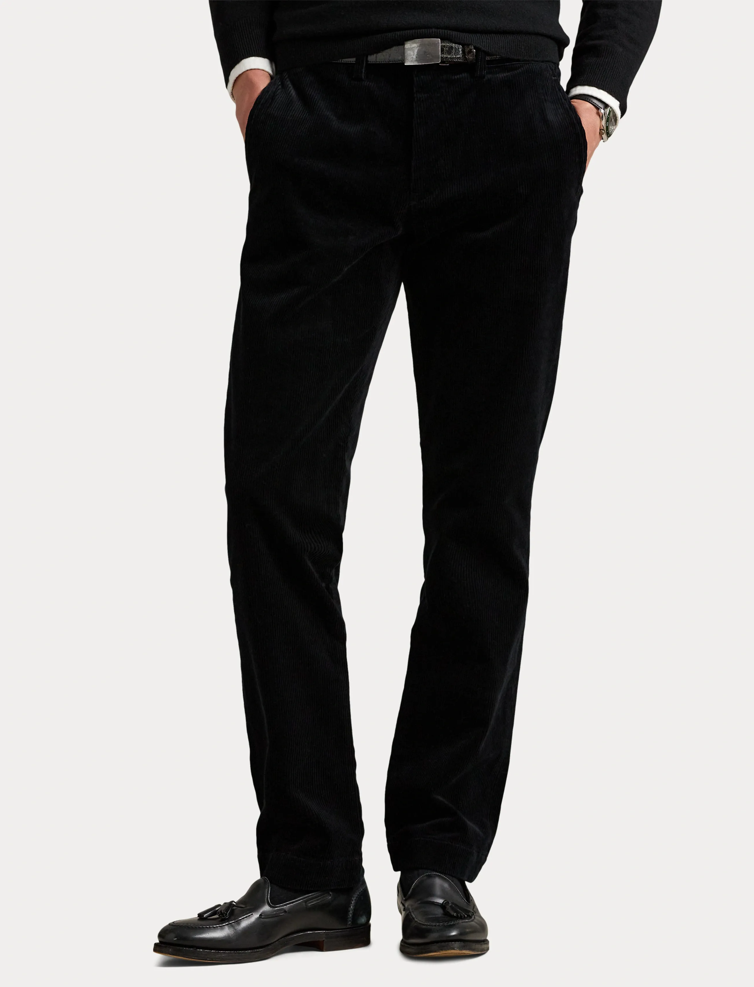 Polo Ralph Lauren - Straight Fit Stretch Corduroy Pant - polo black - 5