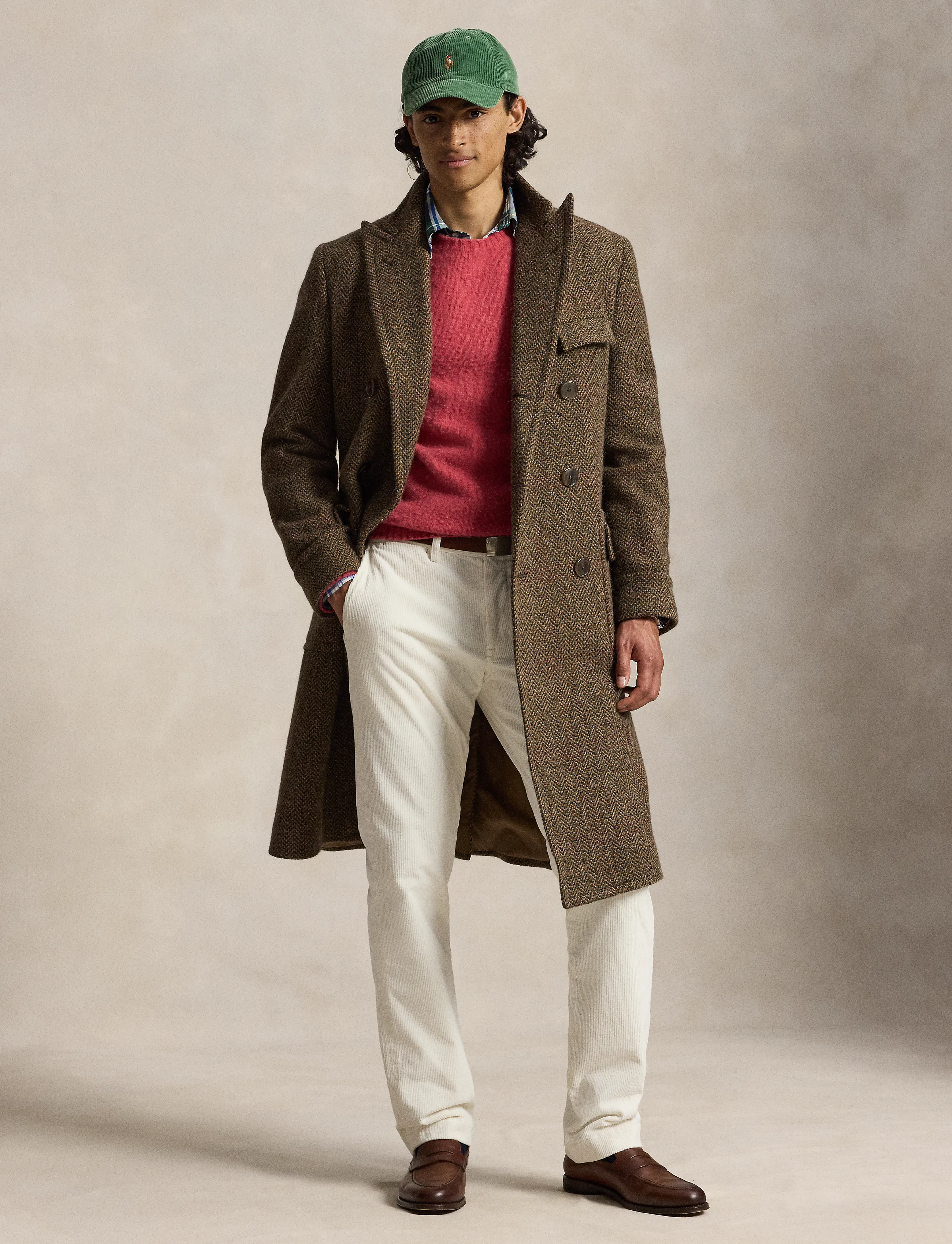 Polo Ralph Lauren Bedford Straight Fit Corduroy Pant - Bukser - WARM WHITE / cream