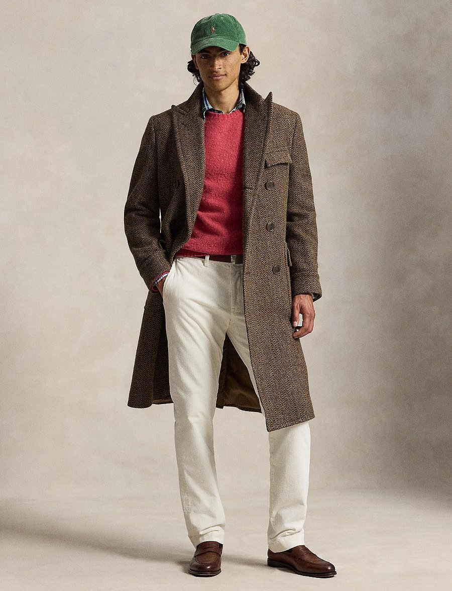 Polo Ralph Lauren - Straight Fit Stretch Corduroy Pant - casual byxor - warm white - 0