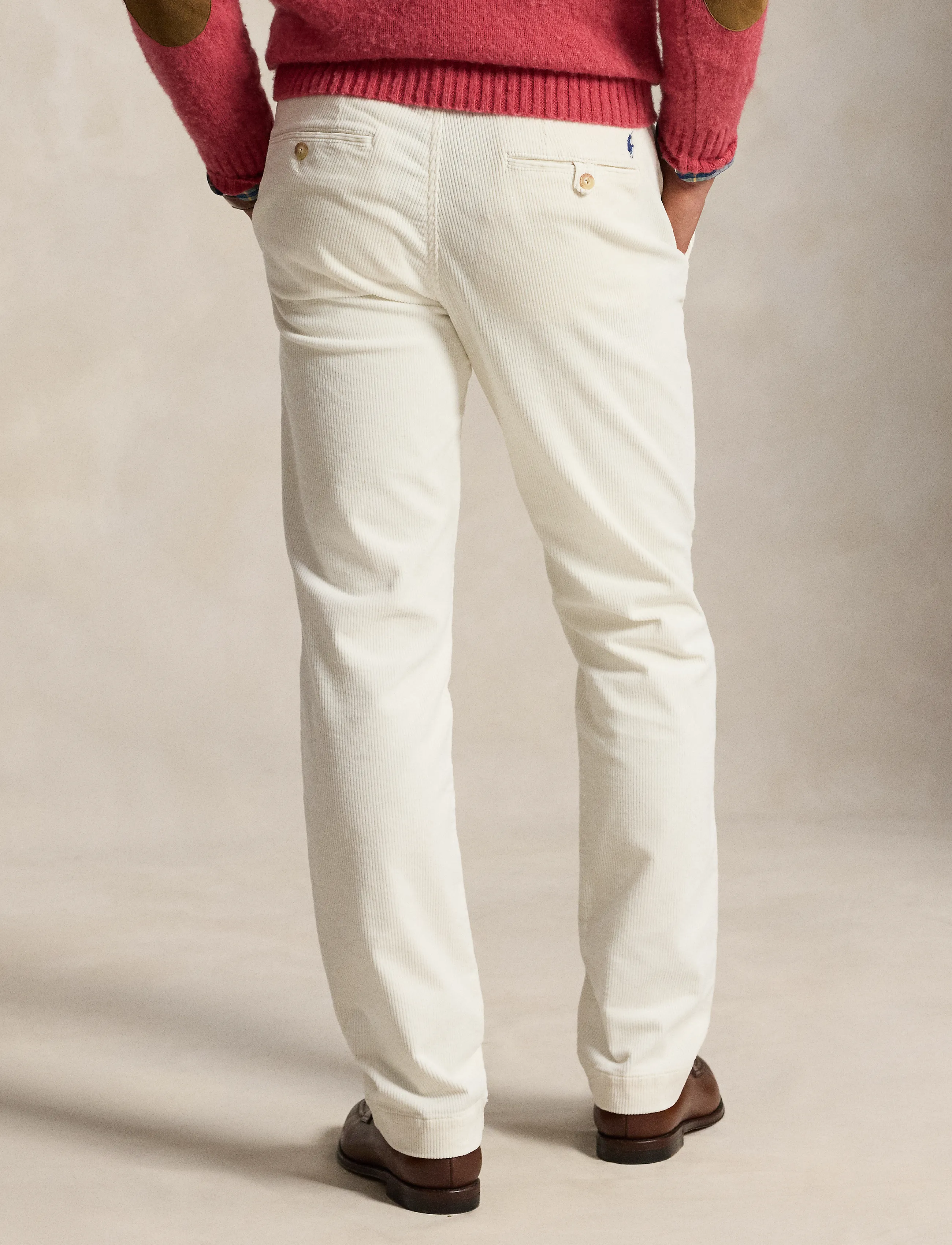 Polo Ralph Lauren - Bedford Straight Fit Corduroy Pant - casual bukser - warm white - 3