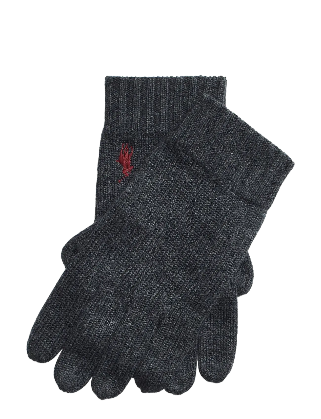 Polo Ralph Lauren - 2/30 MERINO WL RWS-GLV - shoppa efter tillfälle - dark granite hthr - 2