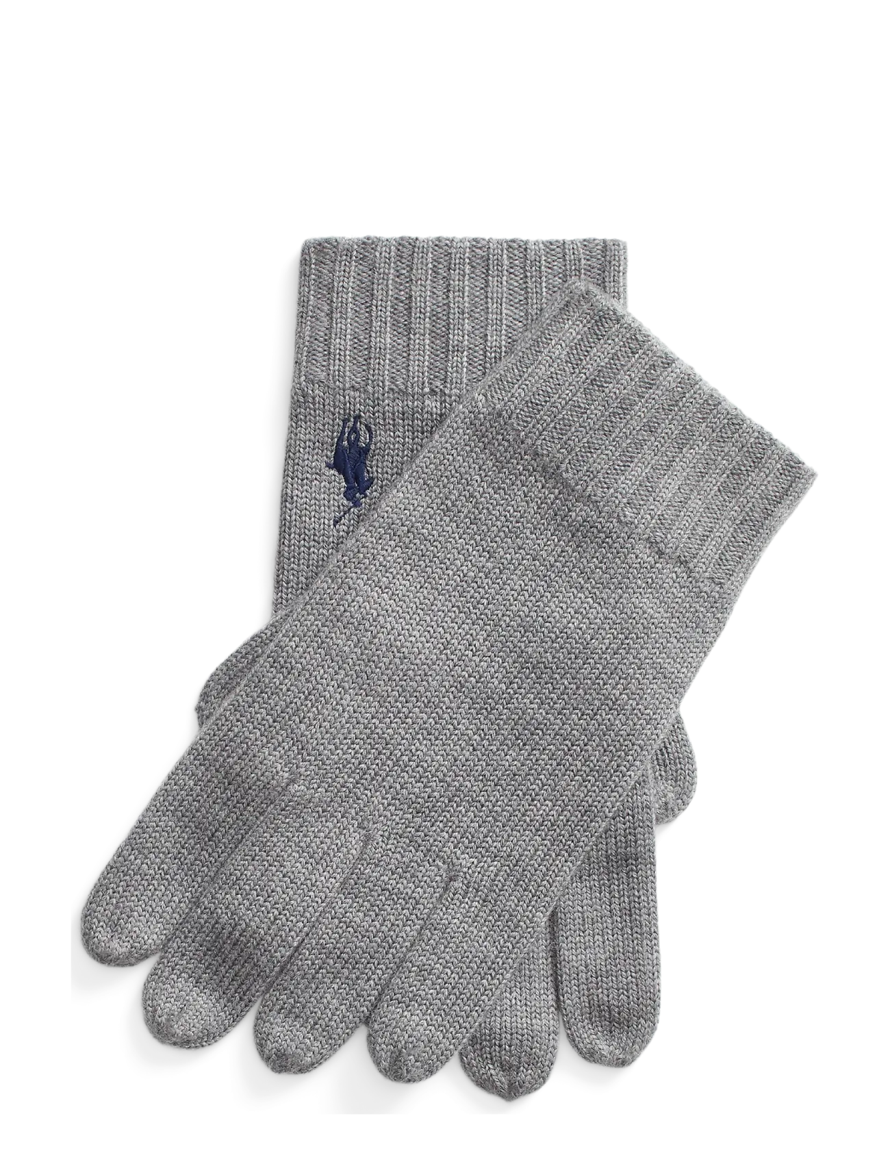 Polo Ralph Lauren Signature Pony Wool Gloves - Hanskar - FAWN GREY HEATHER / grey