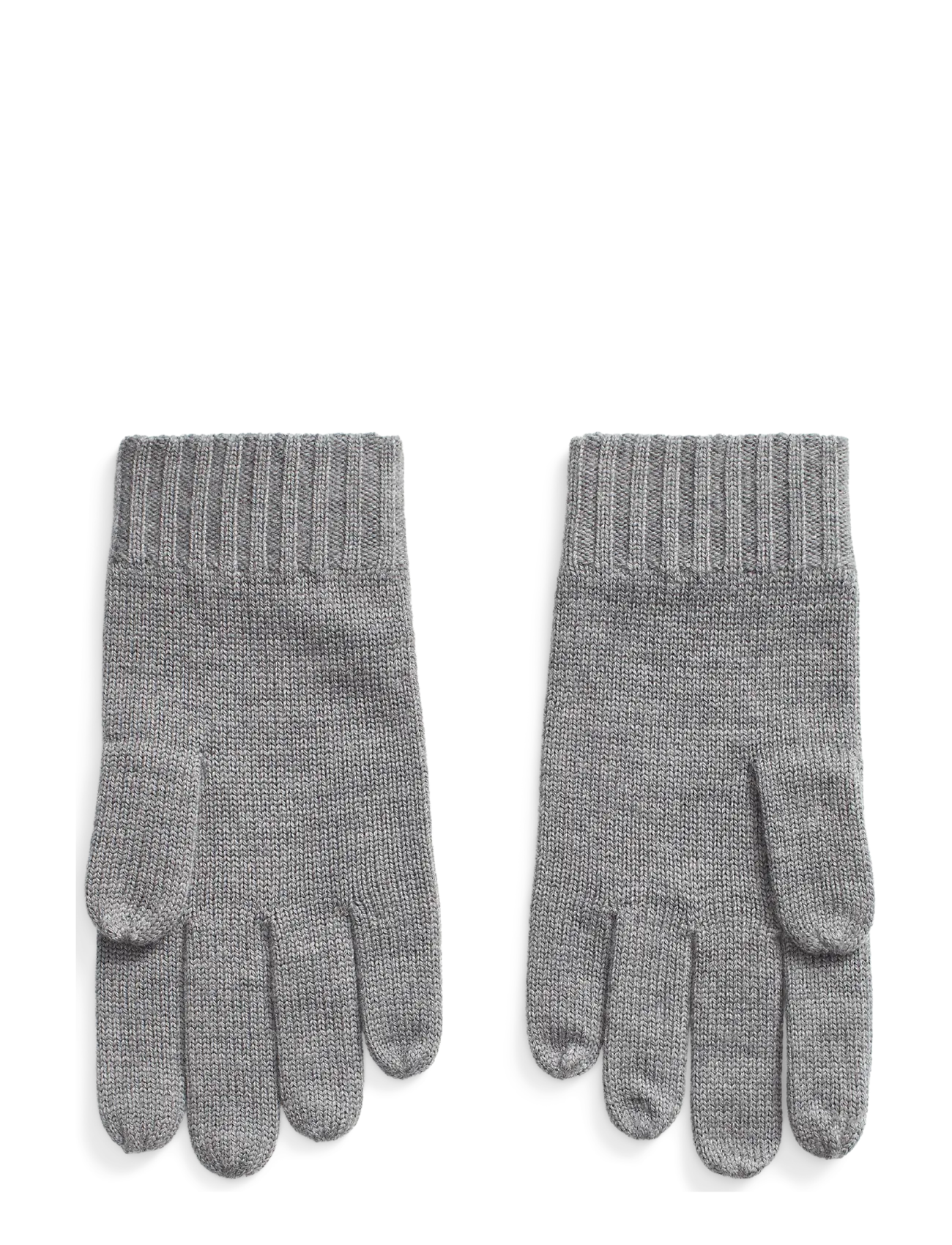 Polo Ralph Lauren - Signature Pony Wool Gloves - verslaðu eftir tilefni - fawn grey heather - 1
