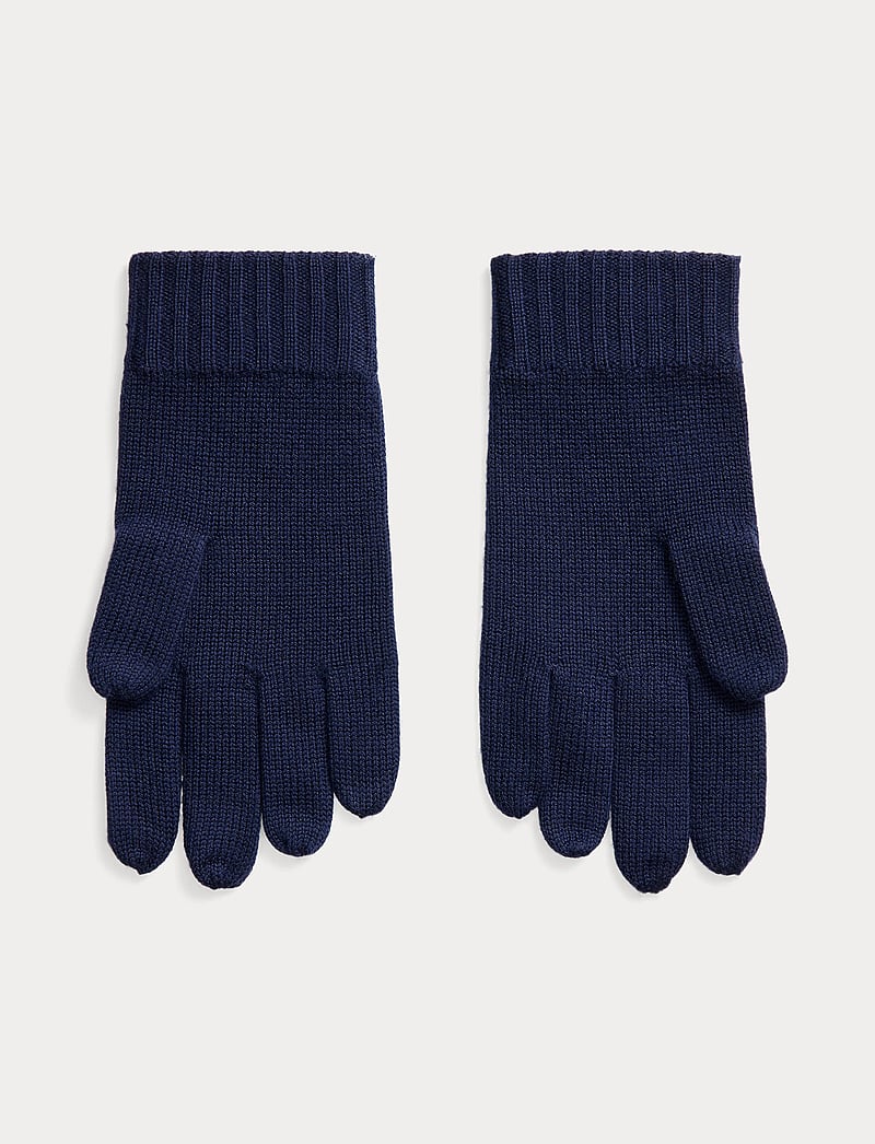 Polo Ralph Lauren - Signature Pony Wool Gloves - shop efter anledning - hunter navy - 0