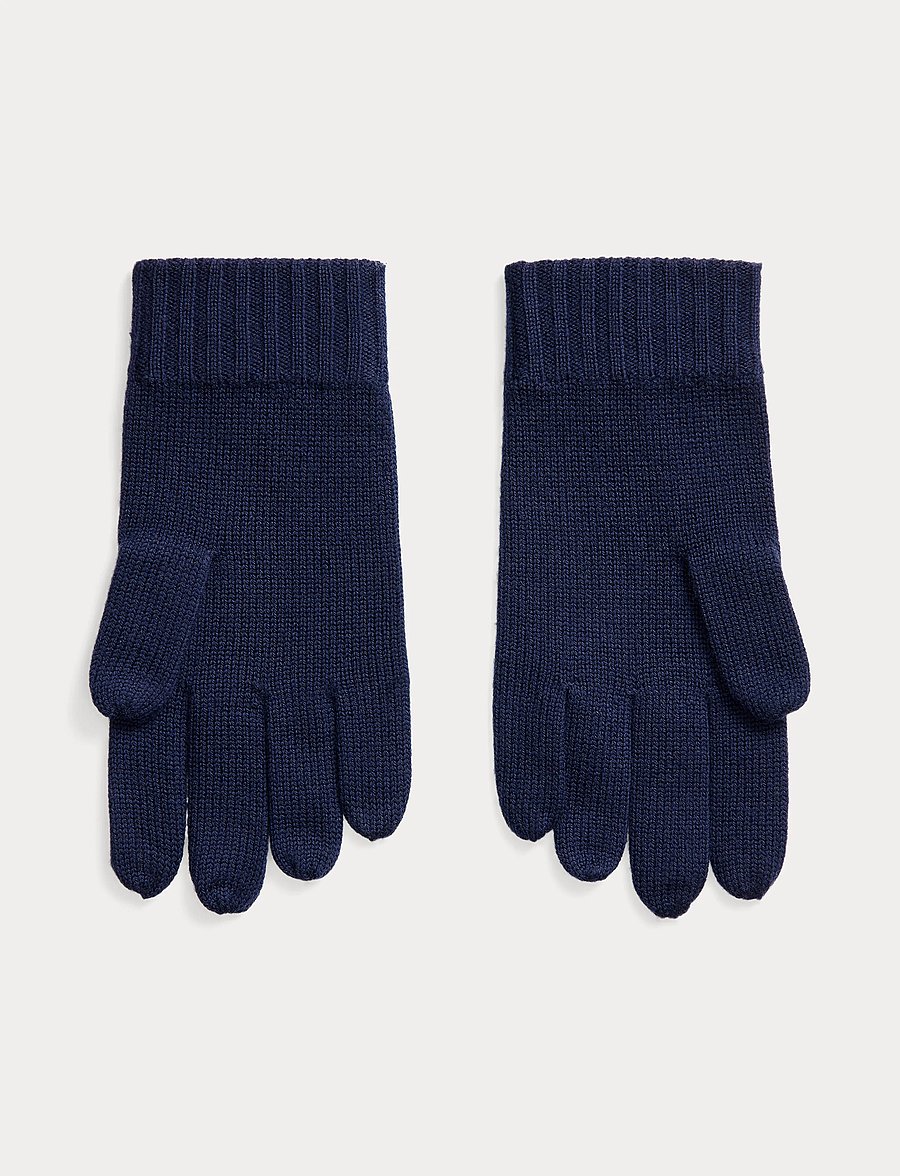 Polo Ralph Lauren - 2/30 MERINO WL RWS-GLV - osta olukorra järgi - hunter navy - 0