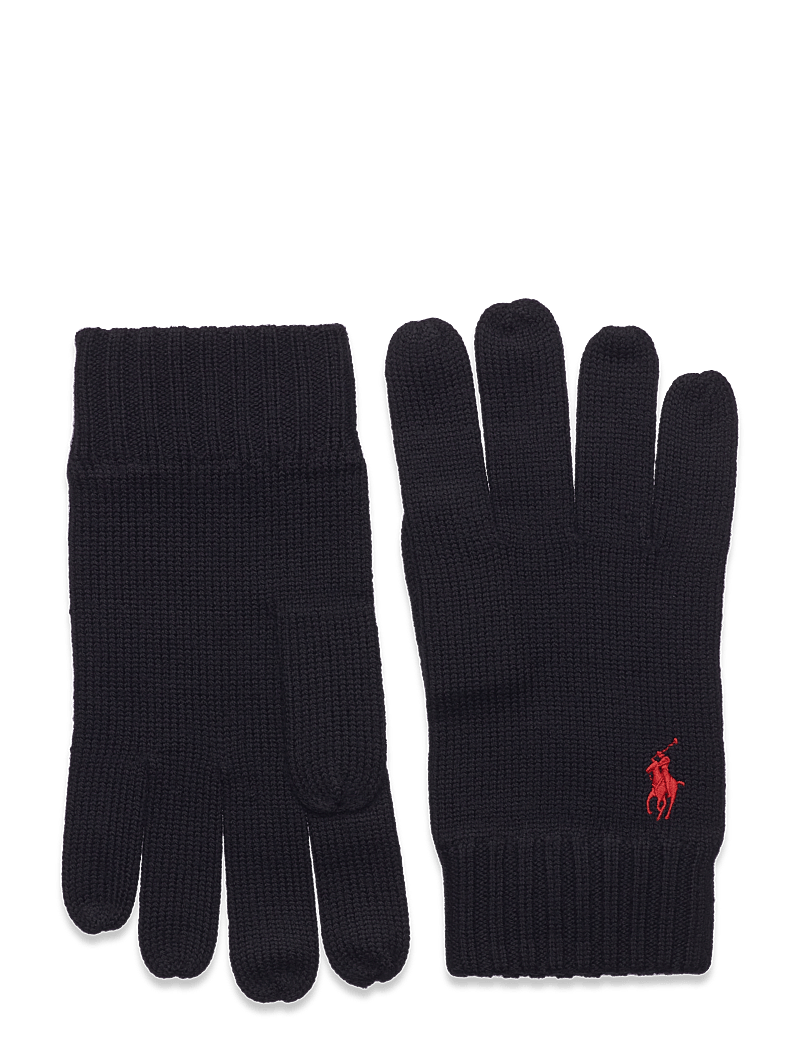 Polo Ralph Lauren - Signature Pony Wool Gloves - nach anlass kaufen - polo black - 1