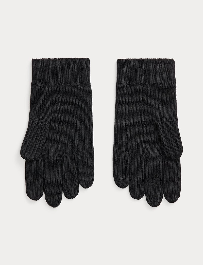 Polo Ralph Lauren - Signature Pony Wool Gloves - nach anlass kaufen - polo black - 0