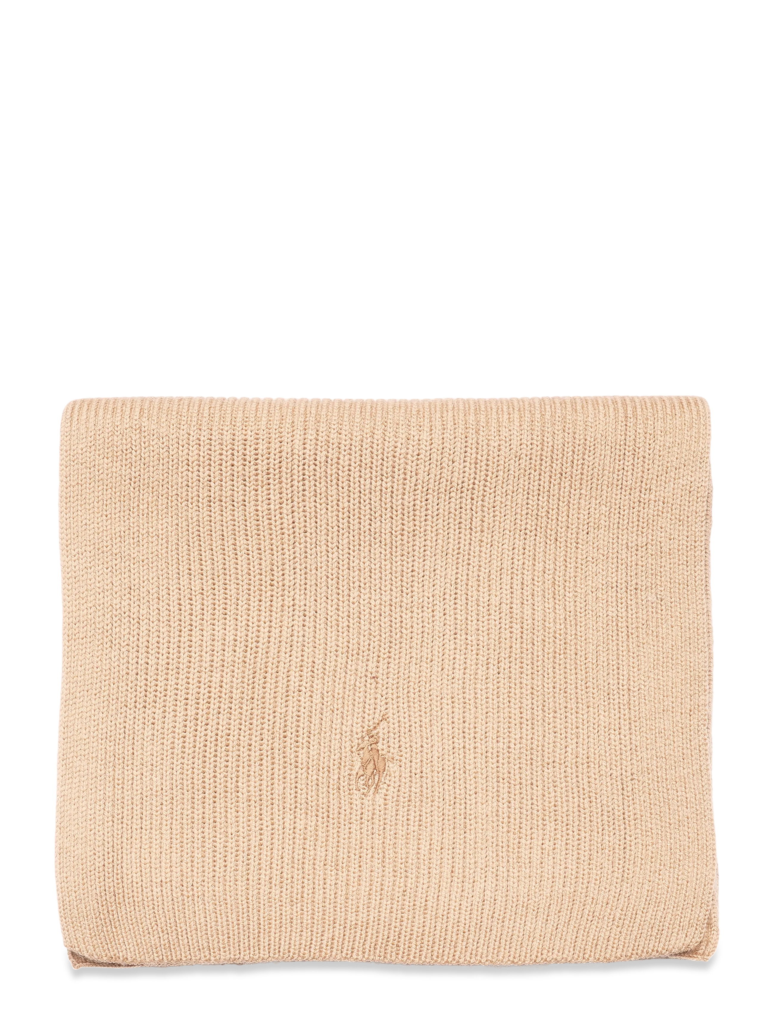 Polo Ralph Lauren - Signature Pony Wool Scarf - talvesallid - camel melange w/c - 1