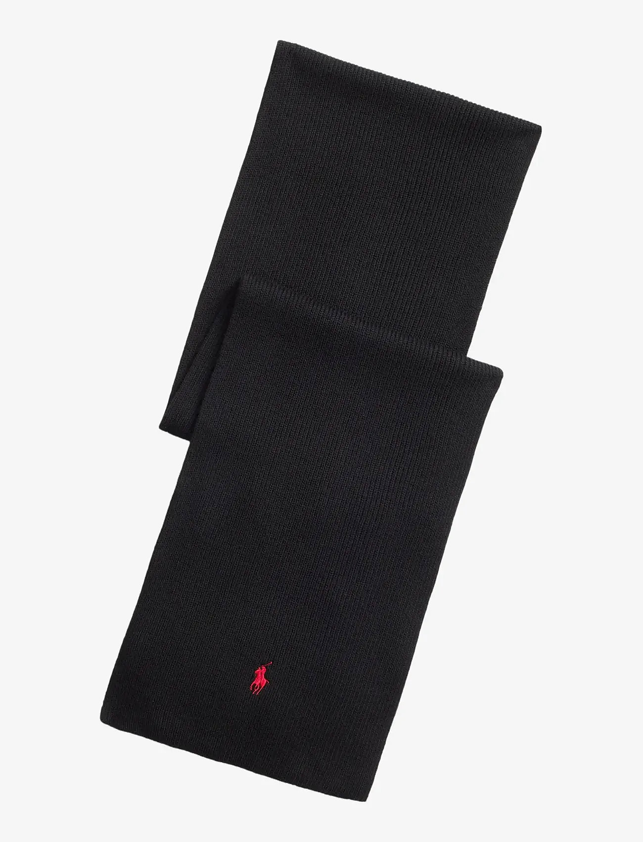 Polo Ralph Lauren - Signature Pony Wool Scarf - winterschals - polo black - 1