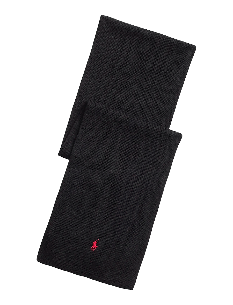 Polo Ralph Lauren - 2/30 MERINO WL RWS-SCF - Écharpes d'hiver - polo black - 1