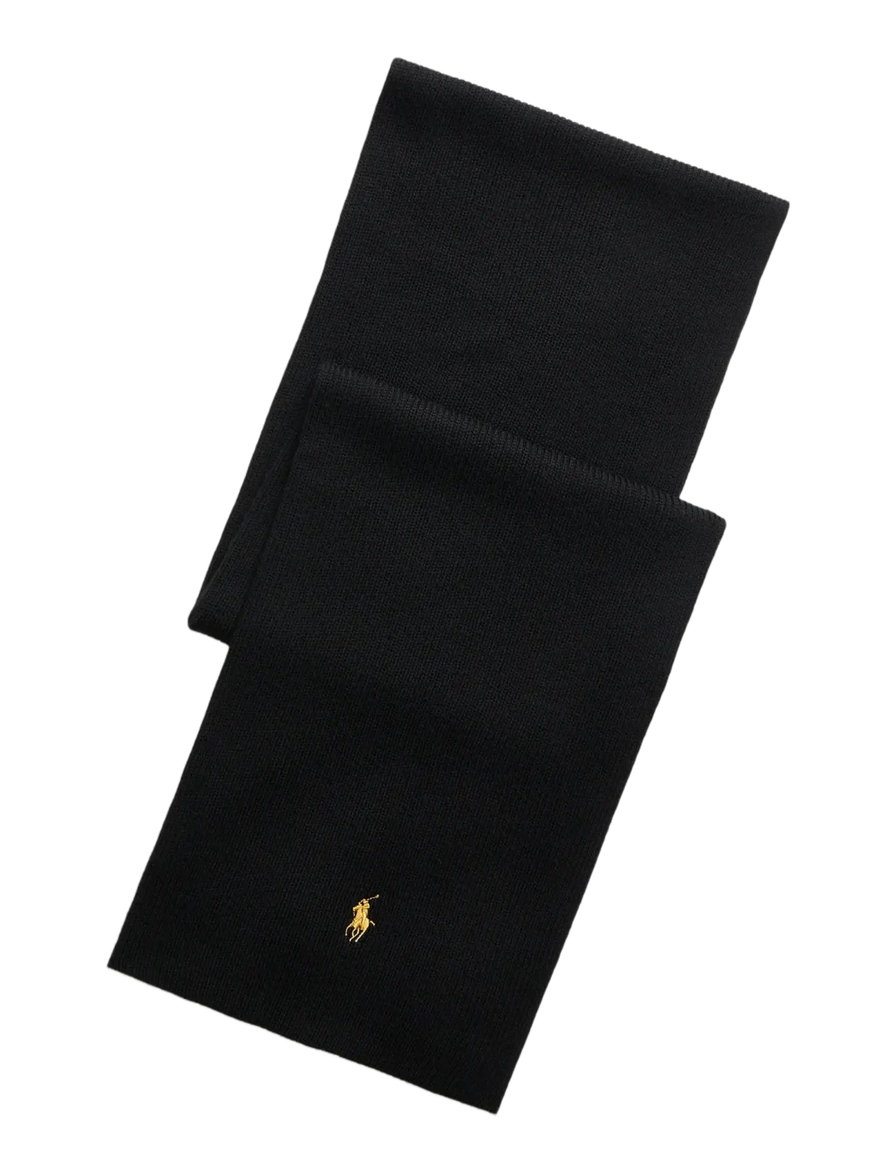 Polo Ralph Lauren - 2/30 MERINO WL RWS-SCF - halstørklæder - polo black/gold p - 1