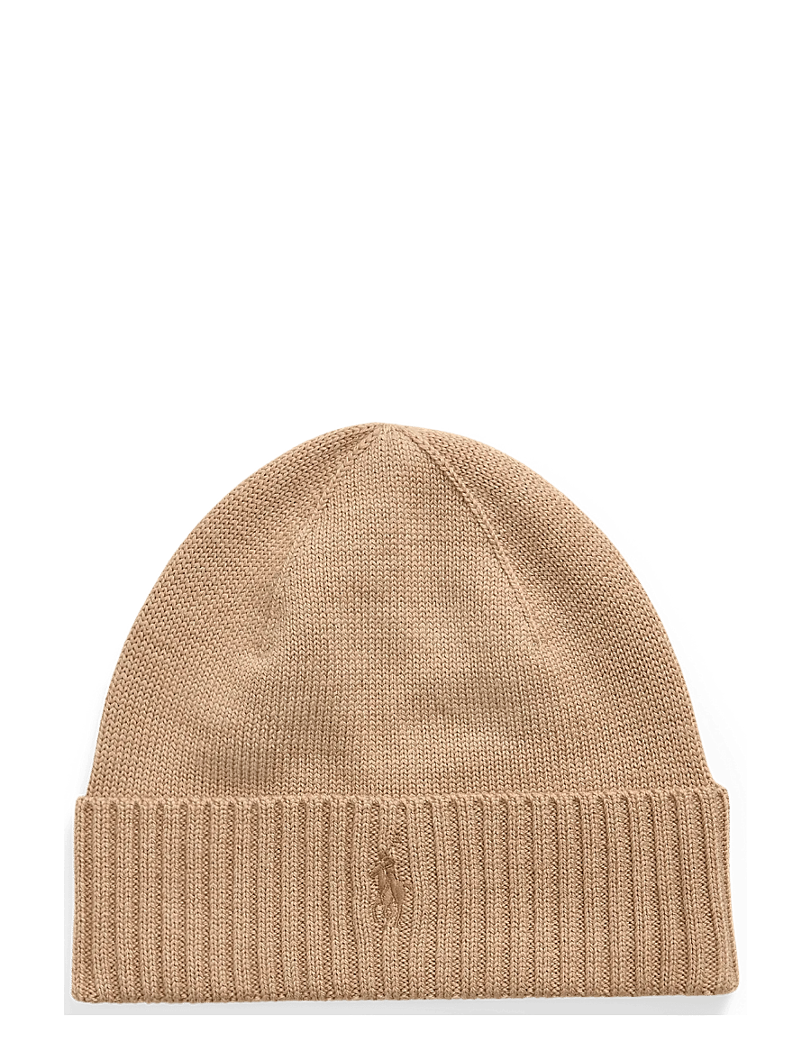 Polo Ralph Lauren - Signature Pony Wool Beanie - nach anlass kaufen - camel melange w/c - 0