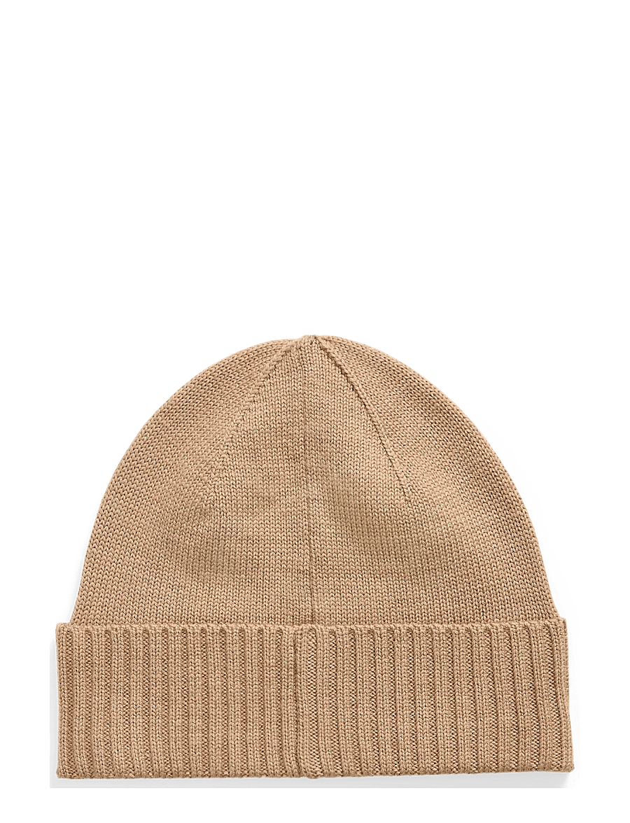 Polo Ralph Lauren - Signature Pony Wool Beanie - nach anlass kaufen - camel melange w/c - 1