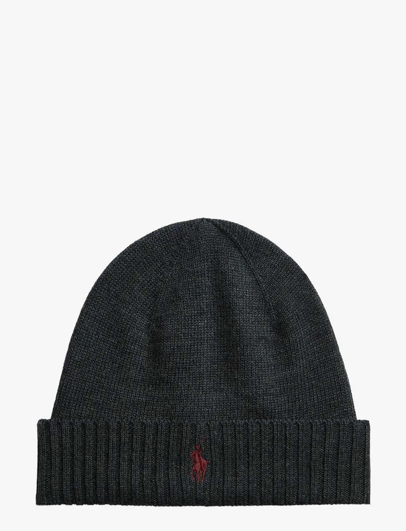 Polo Ralph Lauren - Signature Pony Wool Beanie - shoppa efter tillfälle - dark granite hthr - 1