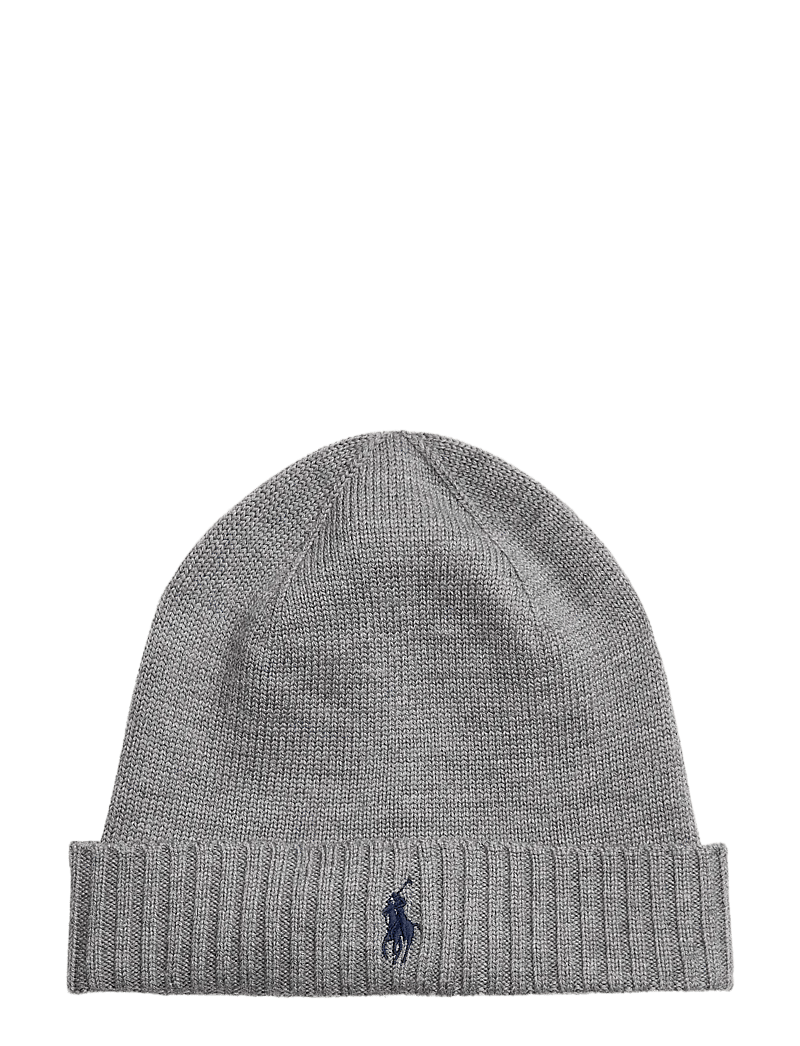 Polo Ralph Lauren - Signature Pony Wool Beanie - osta olukorra järgi - fawn grey heather - 0