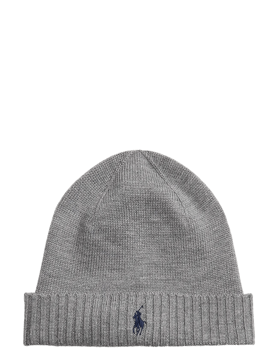 Polo Ralph Lauren - 2/30 MERINO WL RWS-HAT - shoppa efter tillfälle - fawn grey heather - 0
