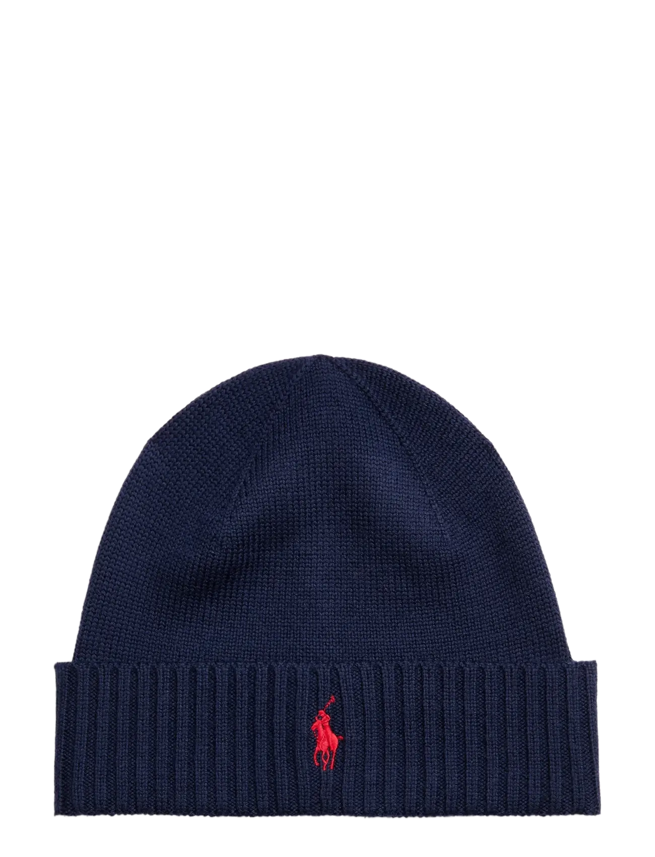 Polo Ralph Lauren Signature Pony Wool Beanie - Accessories - HUNTER NAVY / blue
