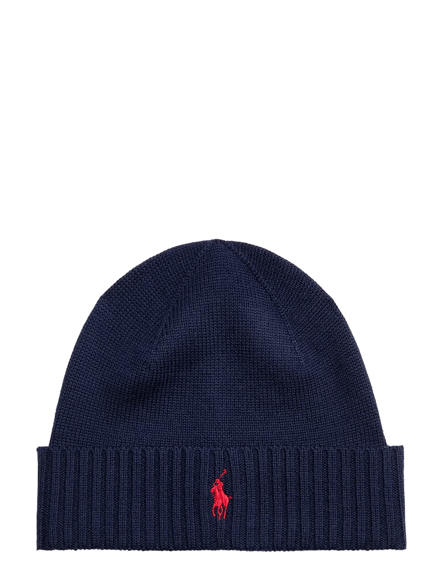Polo Ralph Lauren - 2/30 MERINO WL RWS-HAT - shoppa efter tillfälle - hunter navy - 0