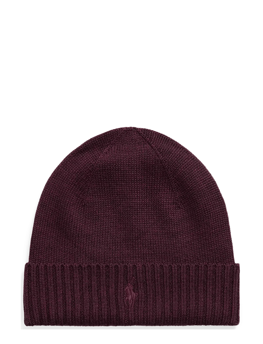Polo Ralph Lauren - 2/30 MERINO WL RWS-HAT - osta olukorra järgi - merlot wine hthr - 0