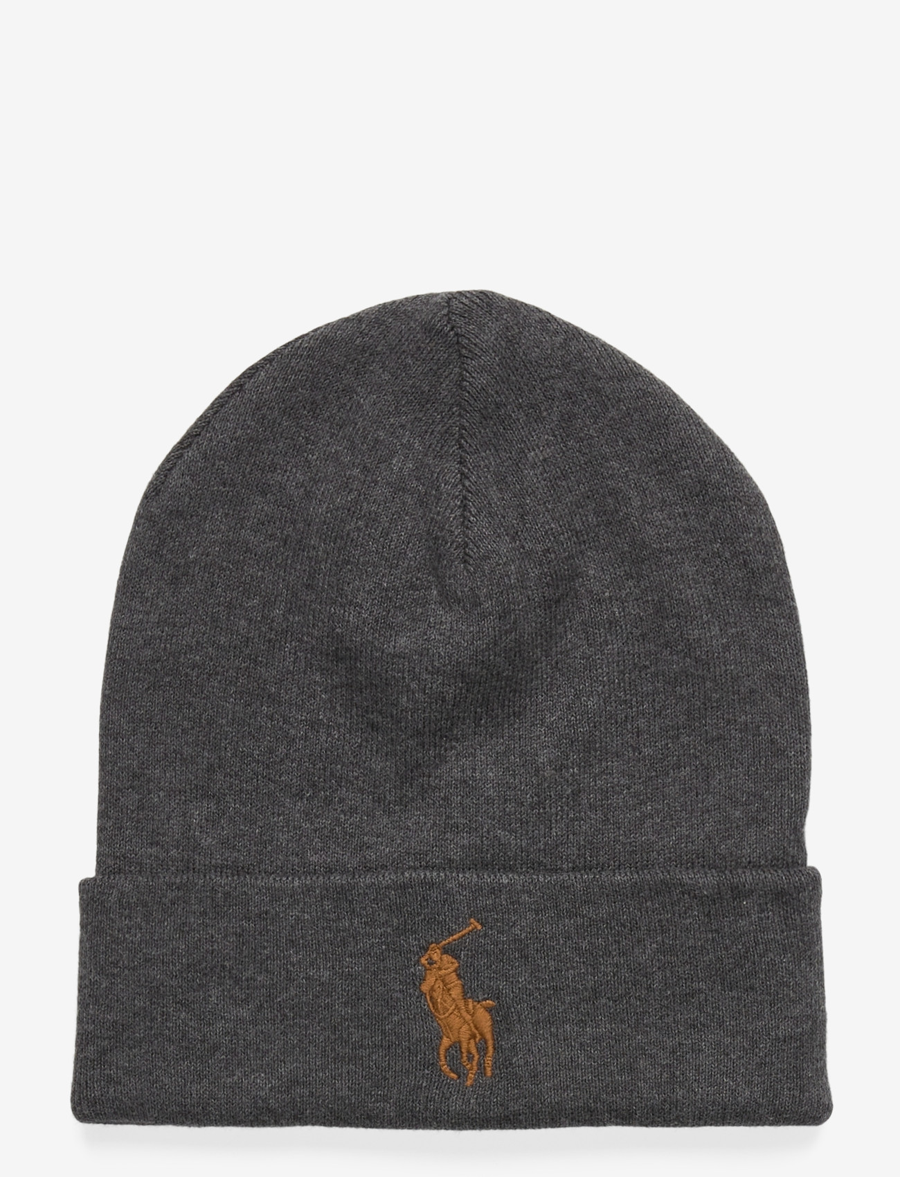 Polo Ralph Lauren - Combed Cotton Beanie - iron grey heather - 0