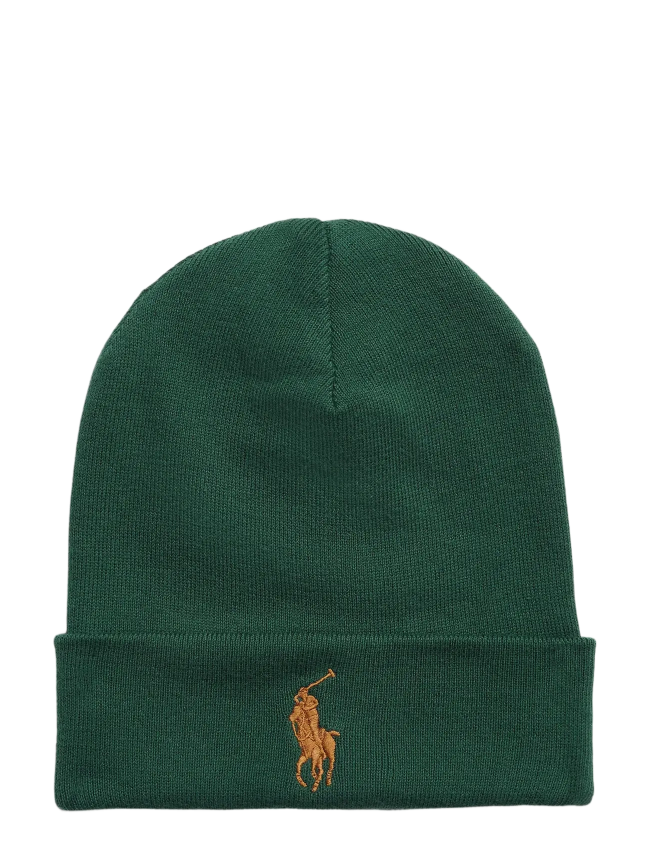 Polo Ralph Lauren Combed Cotton Beanie - 4 for 3 - VINTAGE PINE/TAN / green