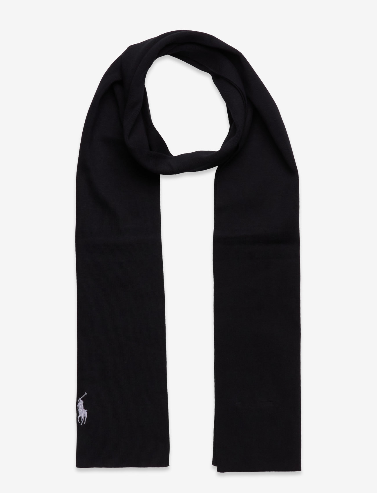 Polo Ralph Lauren - Combed Cotton Scarf - winterschals - polo black/cream - 0